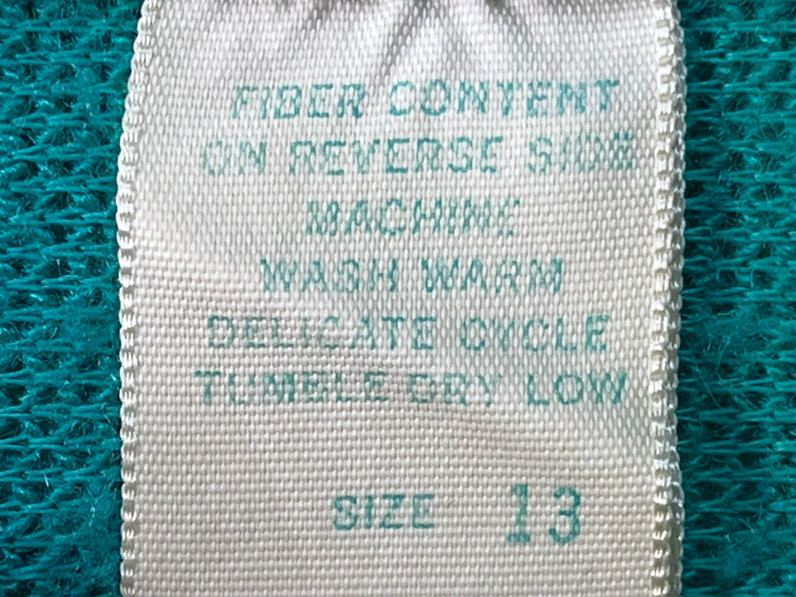 Vintage Unbranded Fleece Adult Pajamas Sz 13 Medium GUC Rainbow Trim 70’s