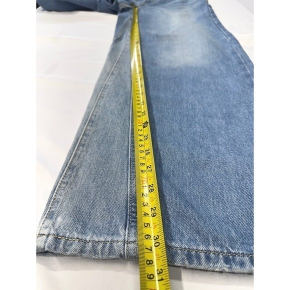 Levis 94 Baggy Wide Leg Jeans Light Wash Y2K Retro 90s Skater Denim