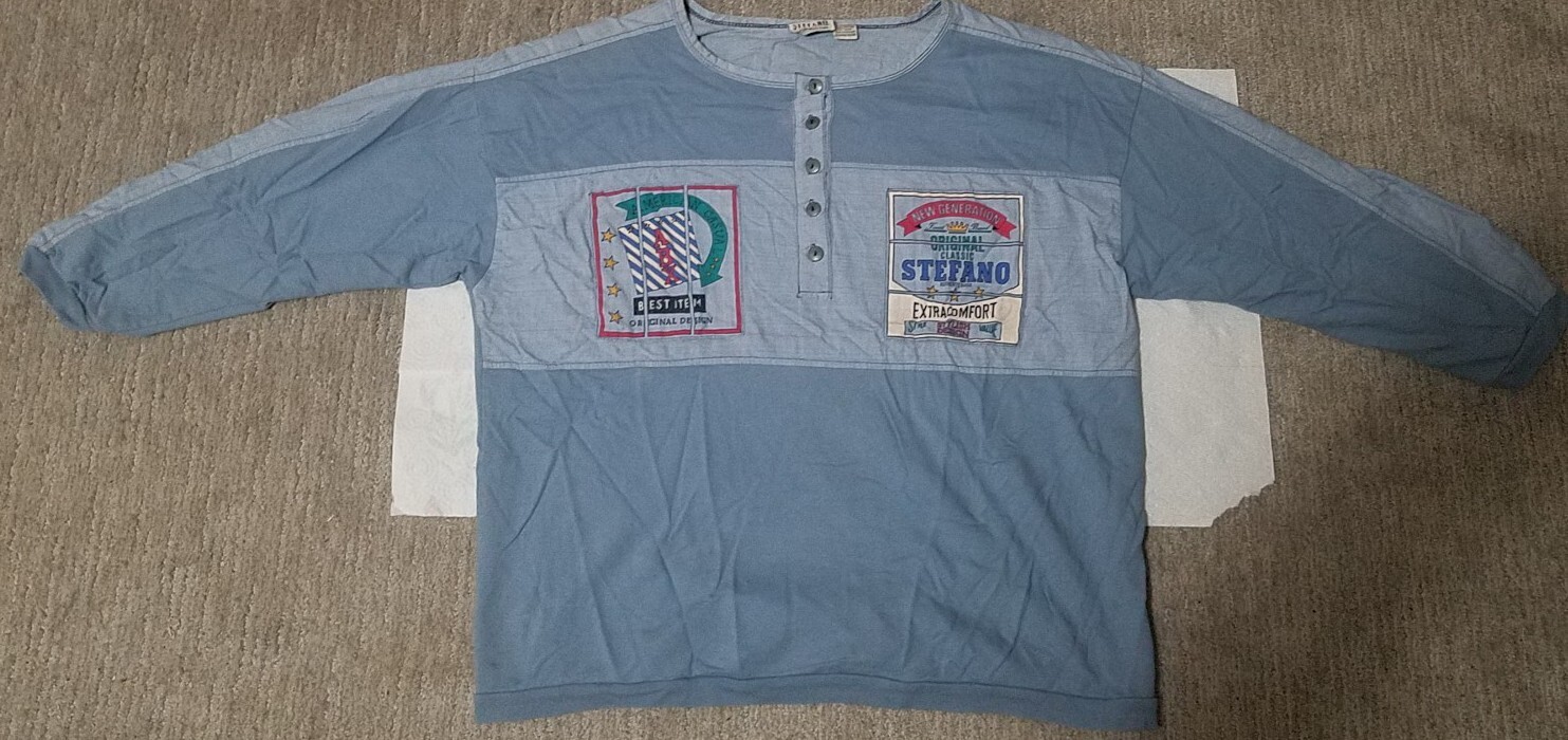Rare Vintage 80’s Stefano International Womens Western Denim Jean Shirt 22/24