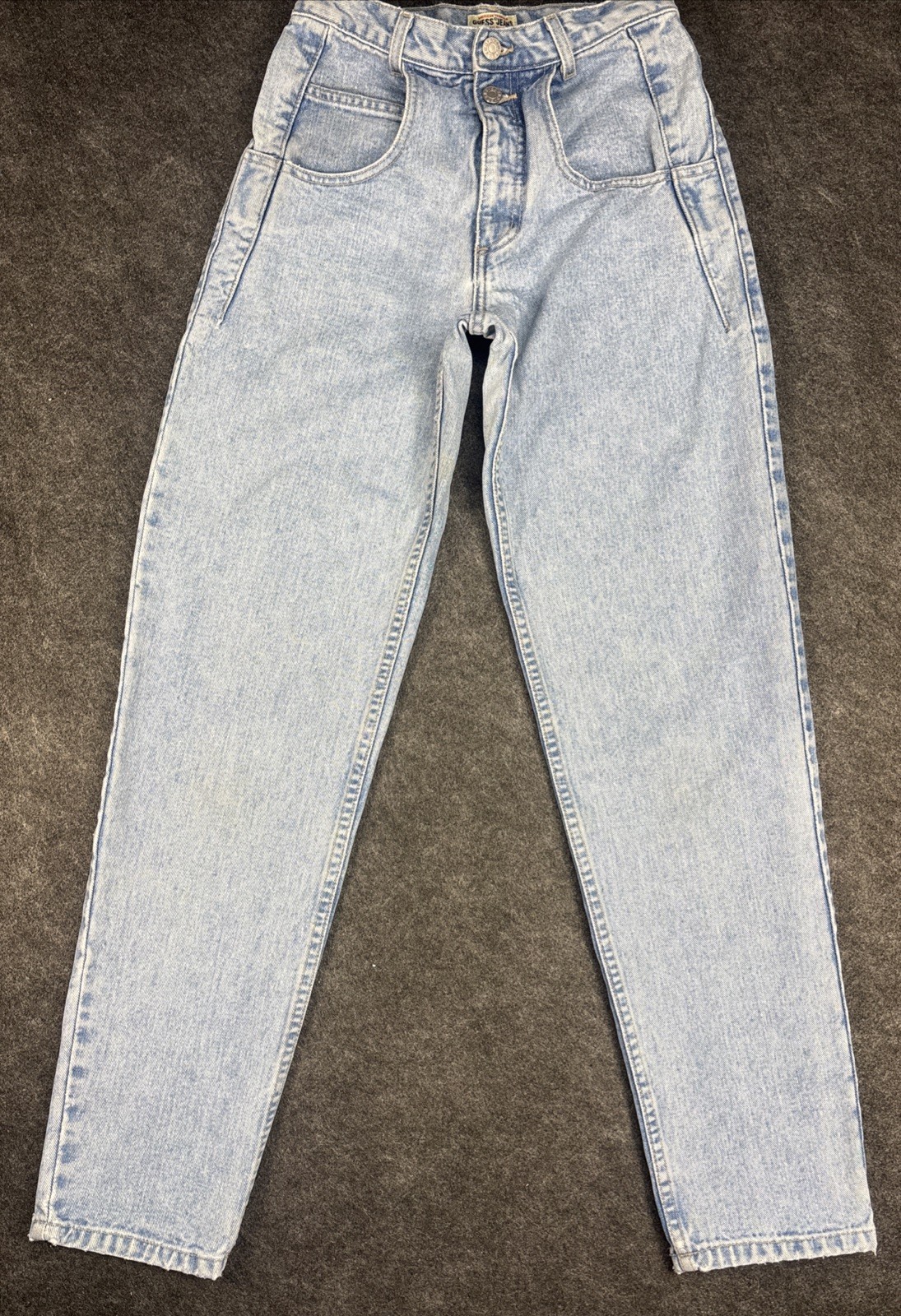 80s Guess Jeans Tapered Leg Ankle High Rise USA 27