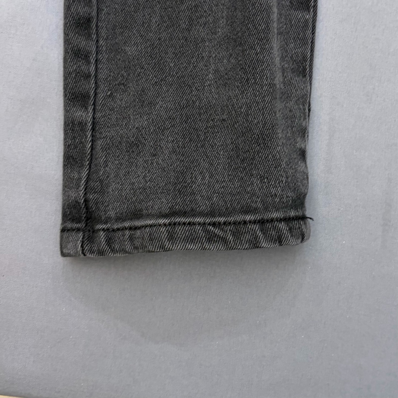 Jordache Womens Black 26×28 Denim Jeans High Rise Tapered Mom Pants