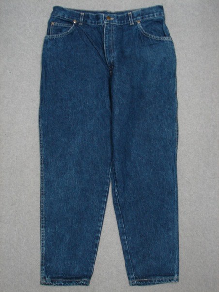 QI11403 VINTAGE 1980s **CHIC** HIGH WAIST CLASSIC FIT WOMENS JEANS sz18P DARK