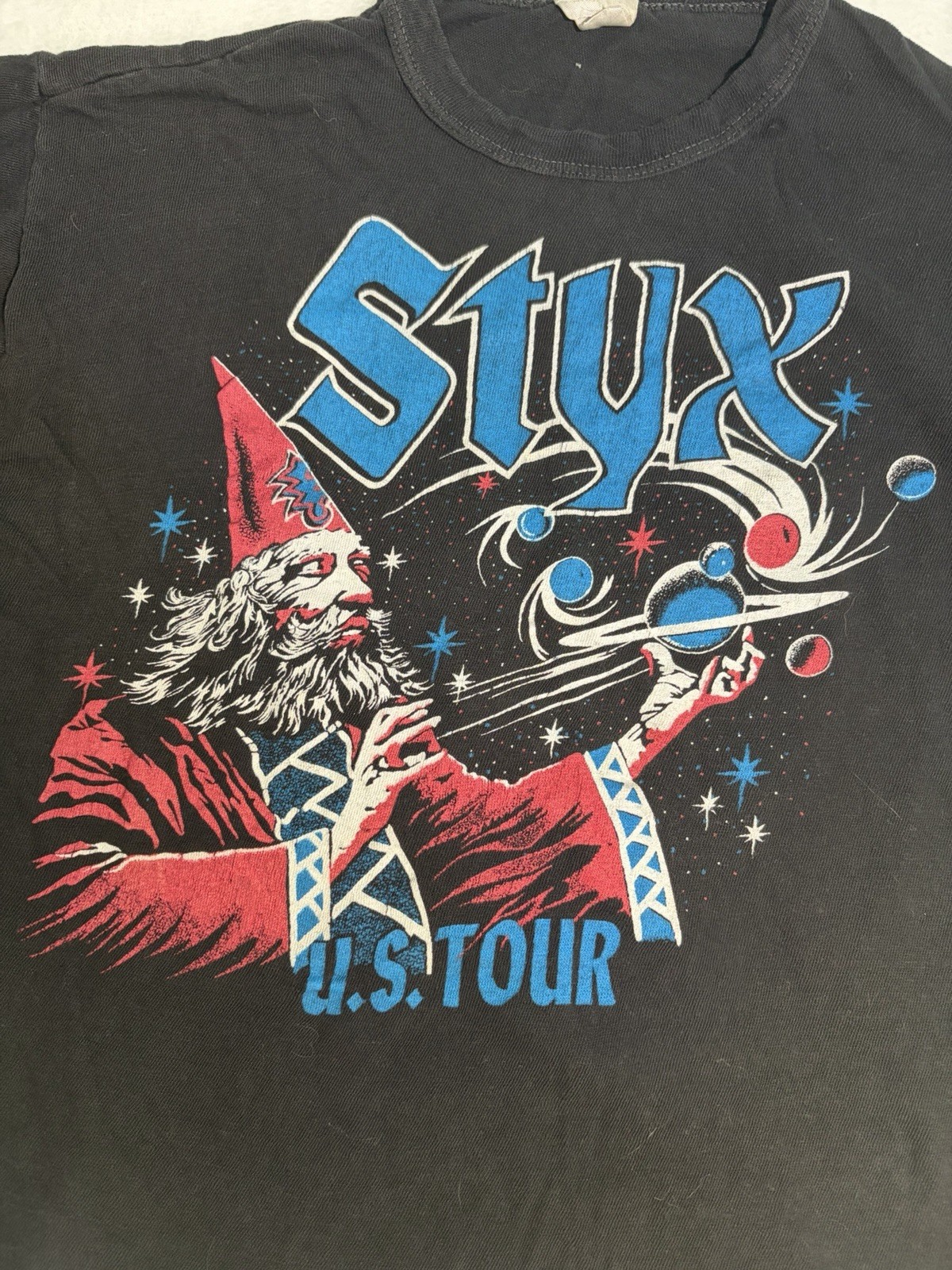 Vintage Styx U.S. Tour Graphic Band 70’s Tee Med