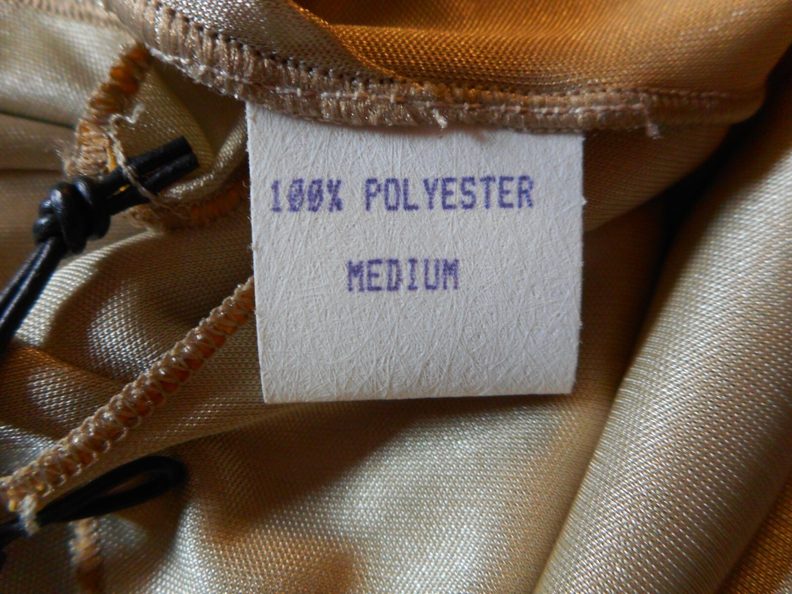 M S Henri Bendel Silky Cami Blouse Top Leather String Straps Taupe Grey USA