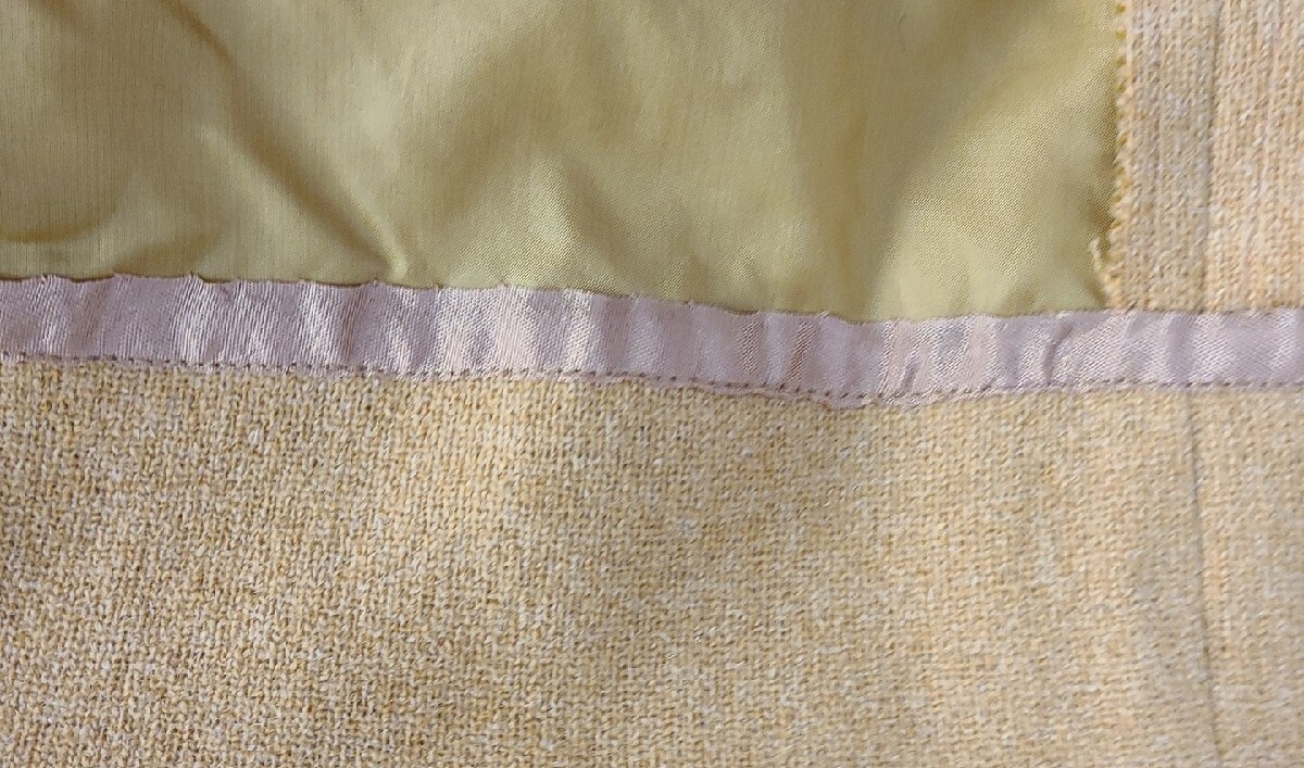 Vintage 1950’s McMullen of Glens Falls NY Gold Wool Dress Womans Size 12
