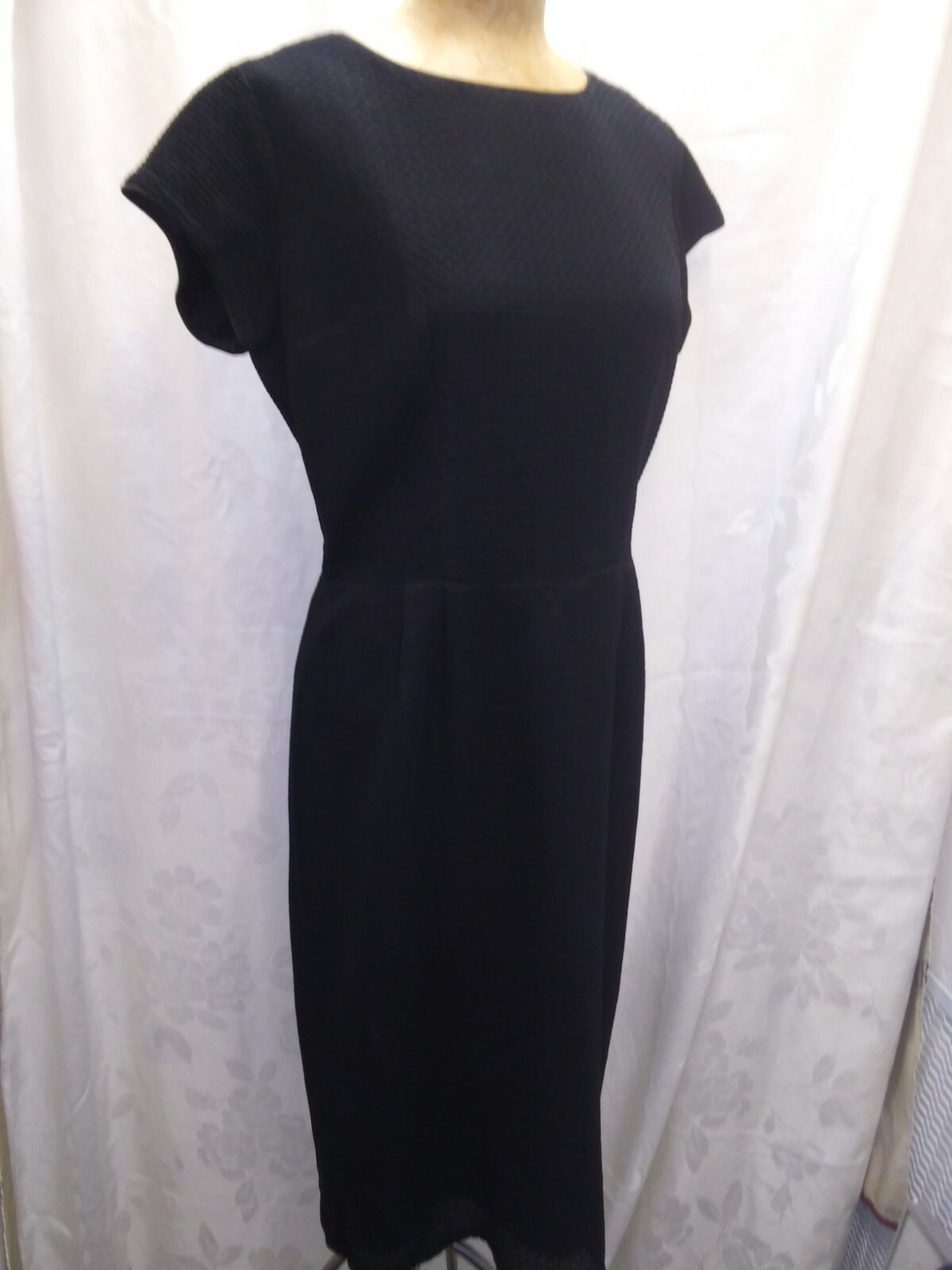 Vintage 1950’s Lot of 2 Black Cocktail Dresses Cotton & Rayon Size Medium
