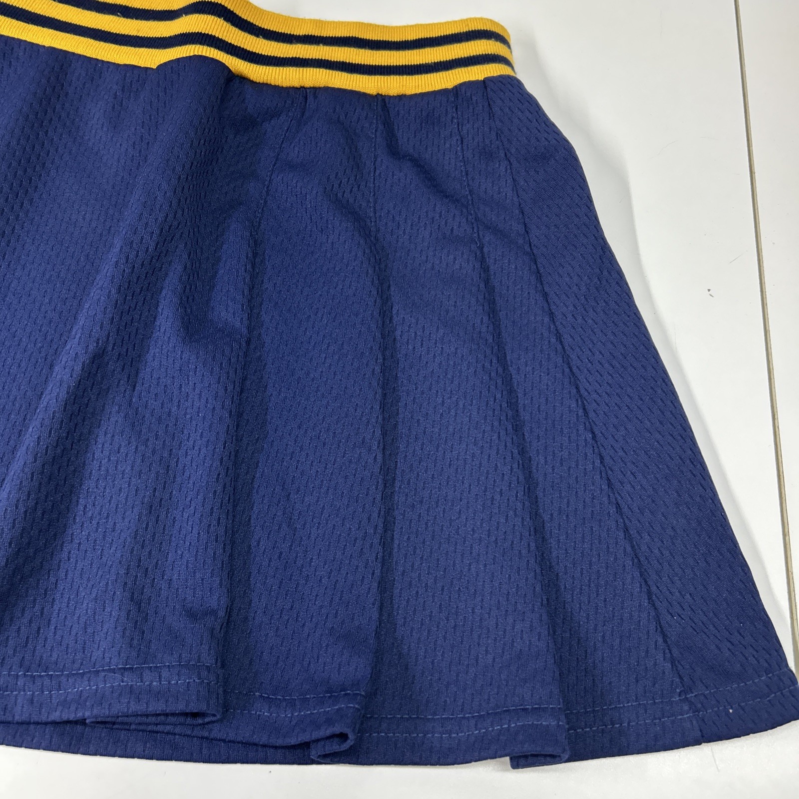 VTG Y2K Voice Blue Gold Cheer Skirt Jersey Sz M USA