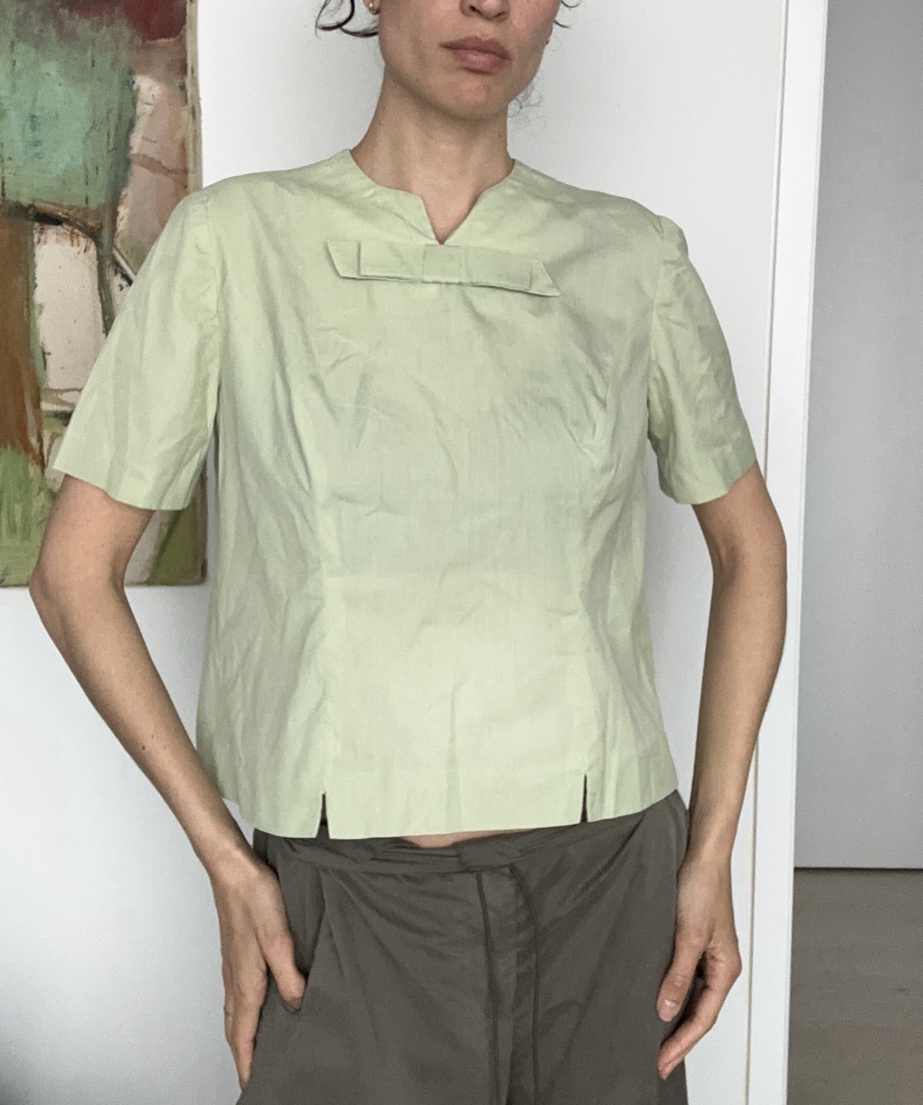 1950s/1960s Womens Blouse M/L