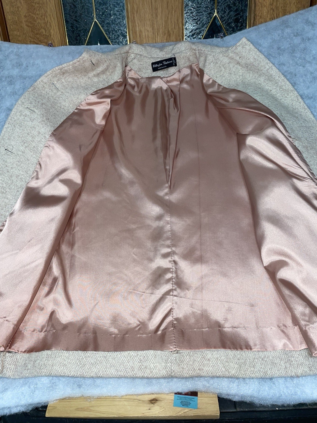 Vintage Wellington Fashions Women’s Heavy Coat Jacket Made In USA Small? No Tag