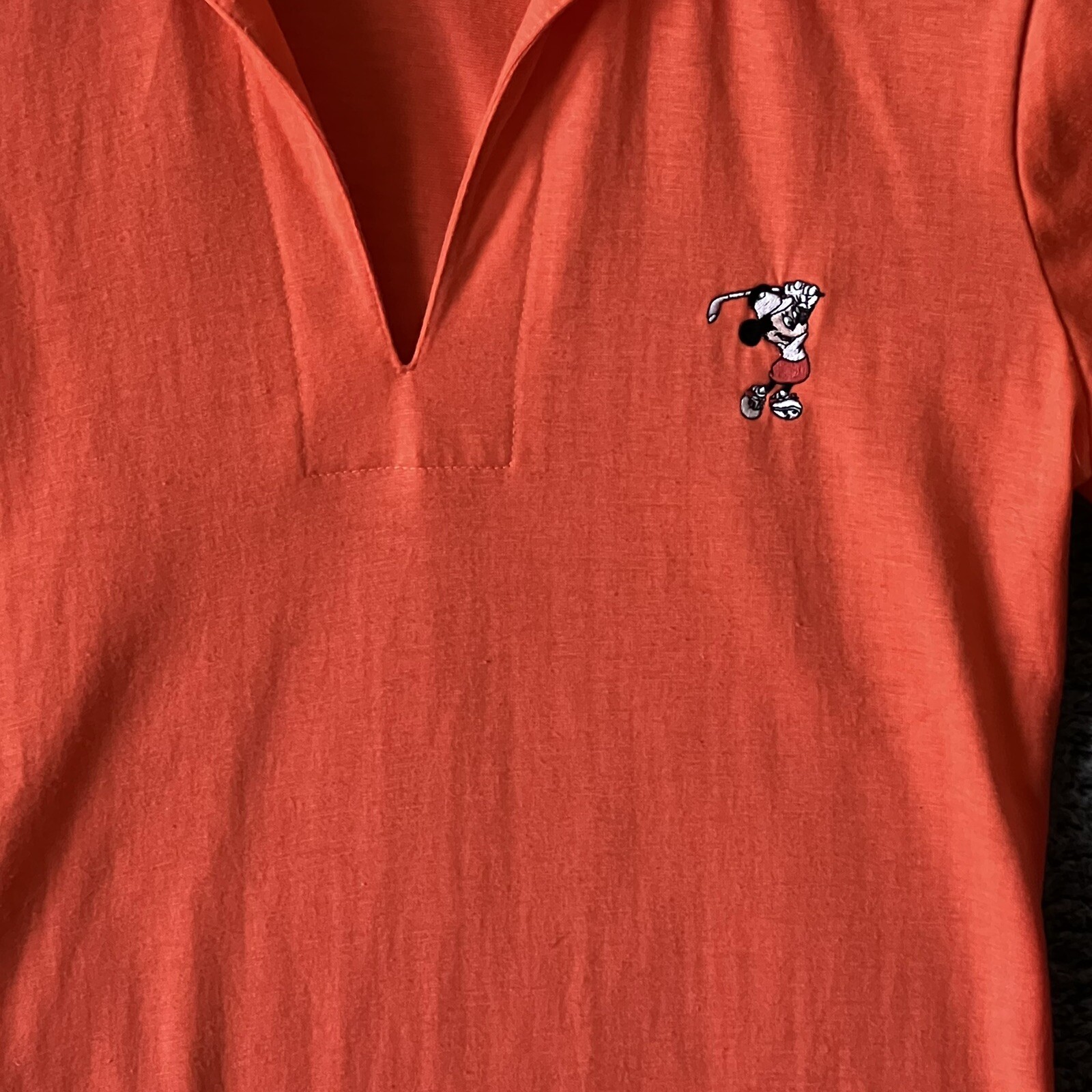 Womens Golf Polo Shirt Mickey Mouse Lady Pickering Medium