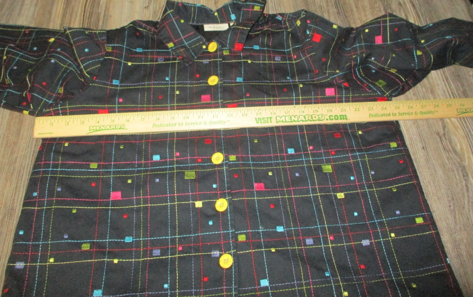 Vintage Studio Works Colorful Blazer Jacket Rainbow 80s 90s Career Office Unique