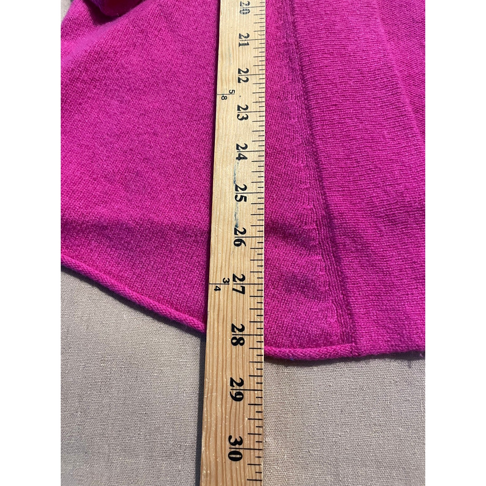 Claudia Nichole Cashmere Cardigan Size S Pink Open Front Lightweight Luxury