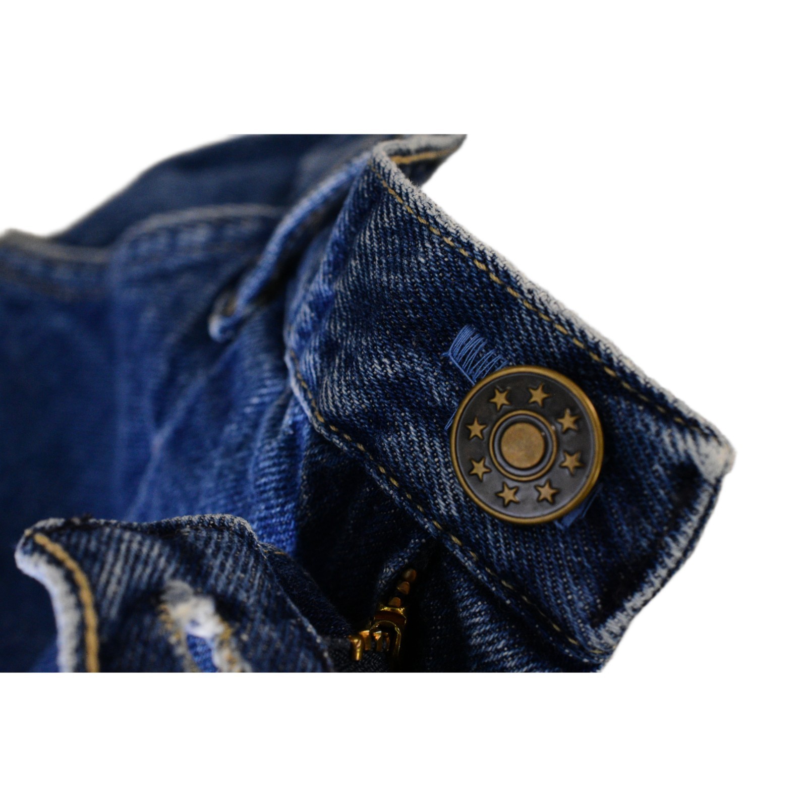80s Vintage Dark Wash High Rise Pleated Tapered Leg Blue Denim Jeans Size 10