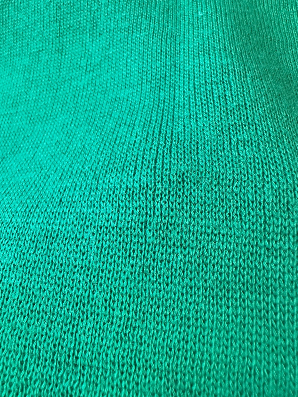 Vintage Demetre Ski Sweater 100% Wool Ladies Small Green Sleeve Detail 70s 80s