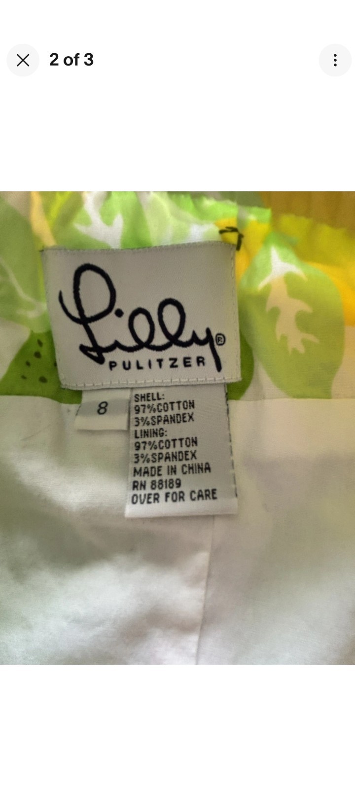 Vintage halter Lilly Pulitzer Halter Dress Size 8 90s Lemon Lime Berry