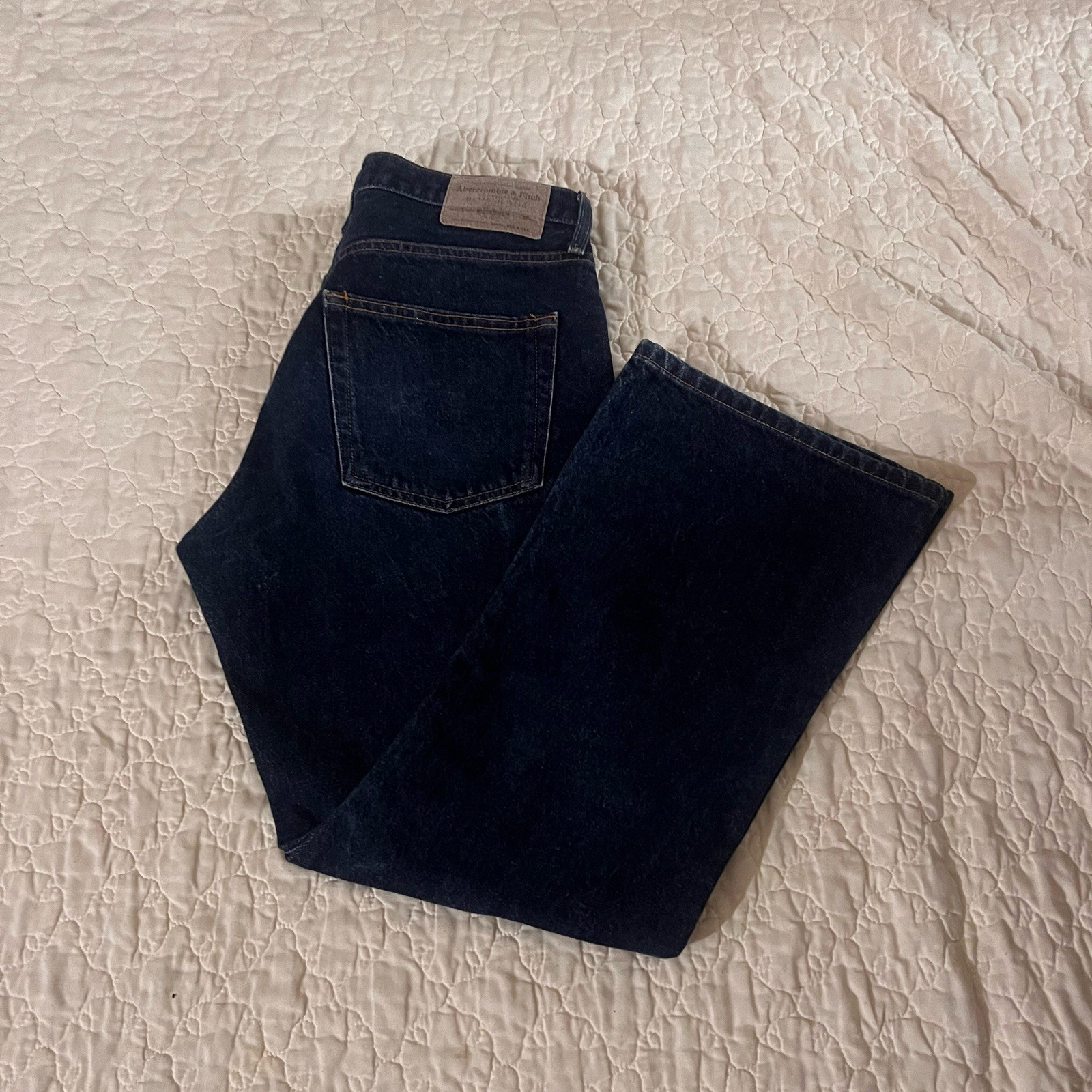 VTG 90s Abercrombie & Fitch High-Rise Bootcut Rigid Jeans Women’s Sz 8 Raw 30×27