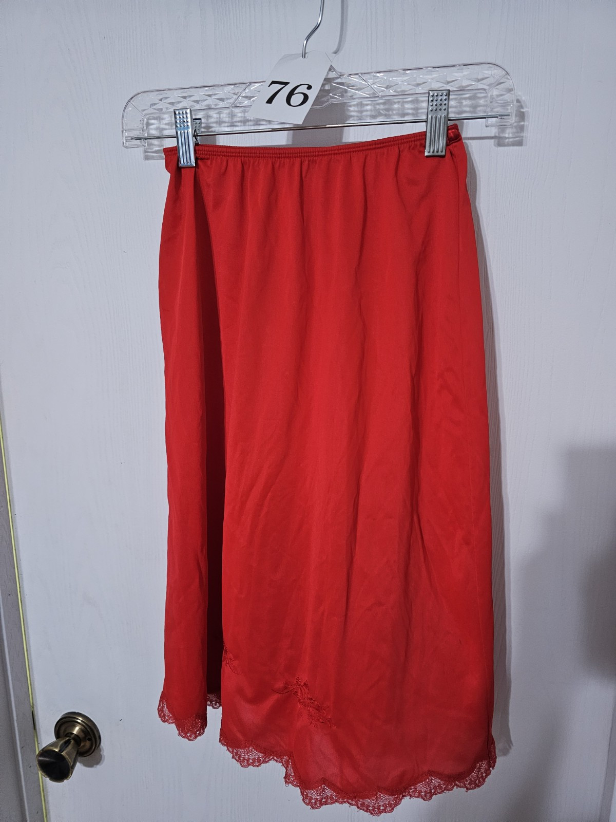 Vintage Charmode Red Half Slip Size Medium