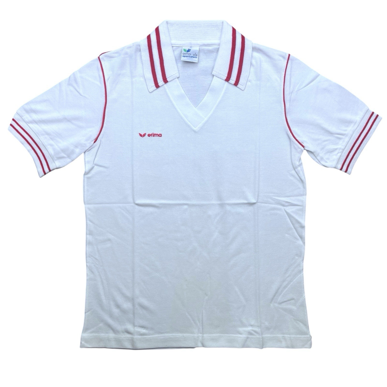 erima vintage womens polo shirt size 36 womens training tennis 80s sports new