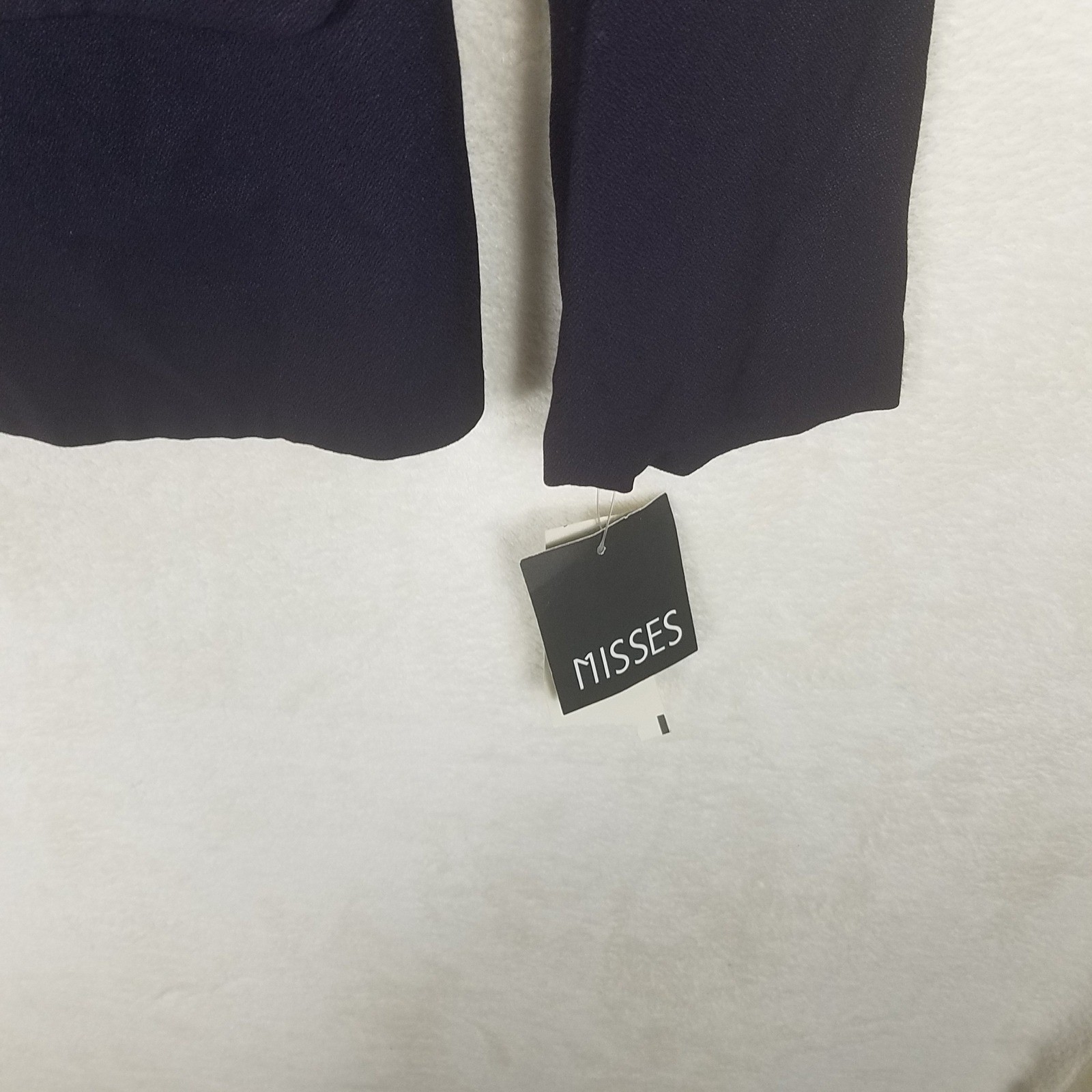 D.J. Summers Skirt Suit Set Womens 16 Navy Blue NEW Vintage Colorblock 866