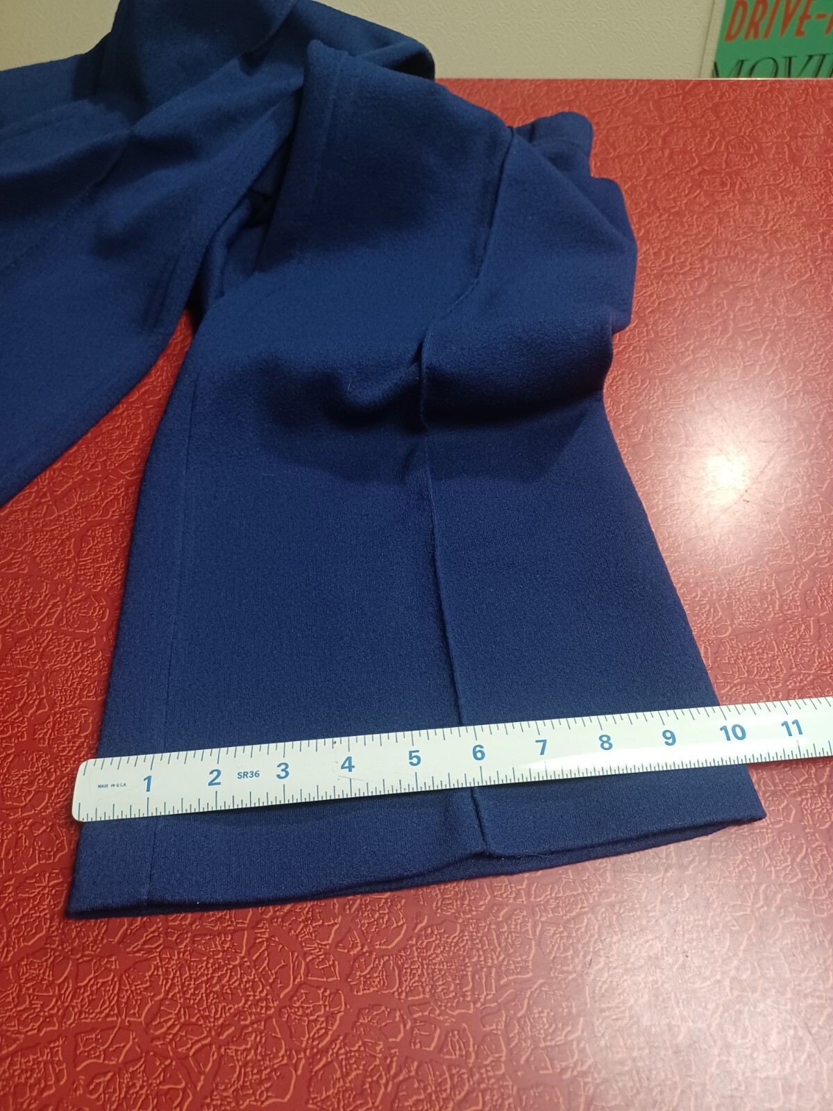 True VTG Mid-century 1960s 1970s Polyester Pant Suit Mod MCM Groovy S/M 60s 70s