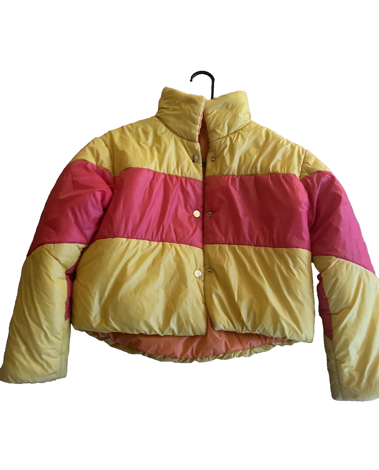 Archival Junya Watanabe Comme des Garçons FW2004 C-Shaped Cropped Puffer Jacket