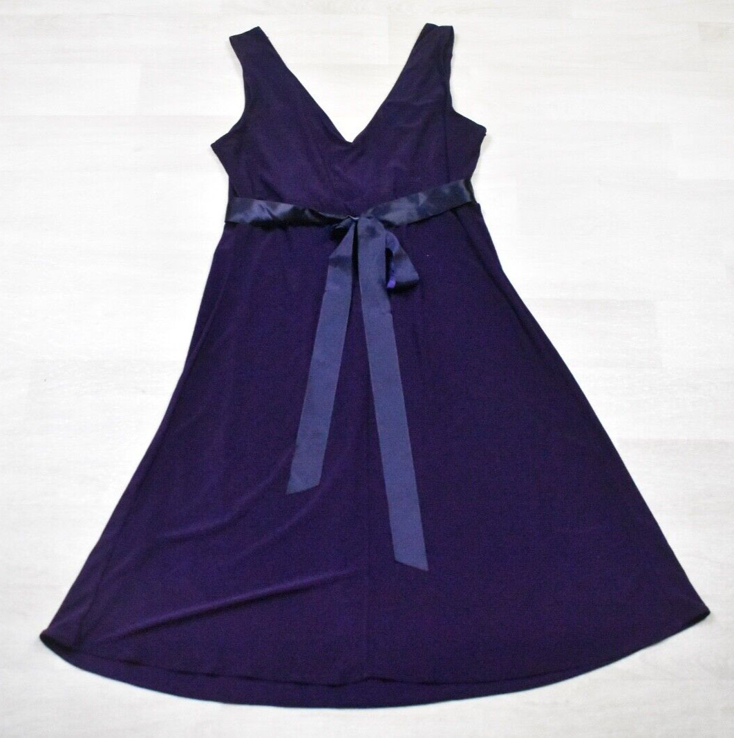 Y2K Scarlett Nite Cocktail Party Formal Dress Size 12 Purple VTG 90s 2000s