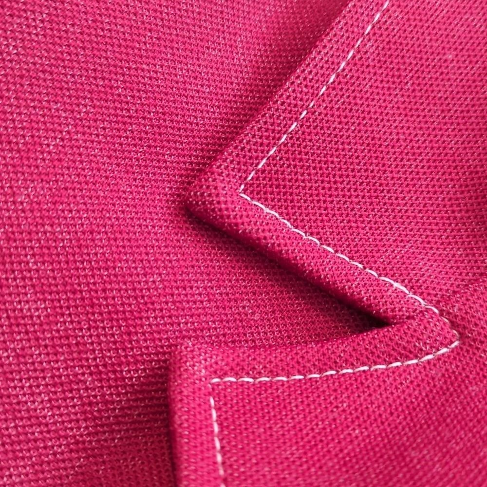 Vintage KoKo Knits of California red jacket with white stitching