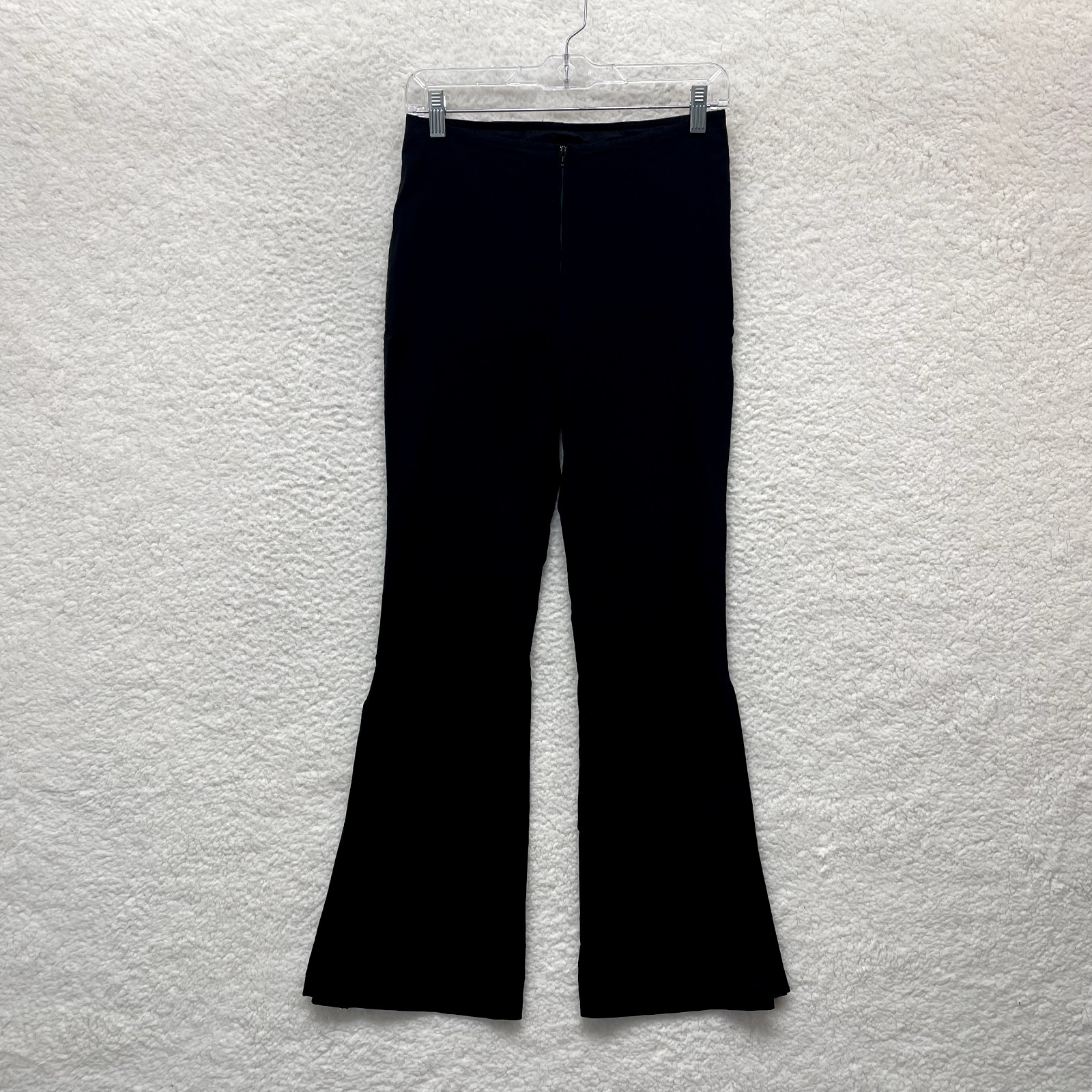 Y2K Vintage Miss Me Trousers Pants Slacks 4 26 Black Front Zip Corpcore Office