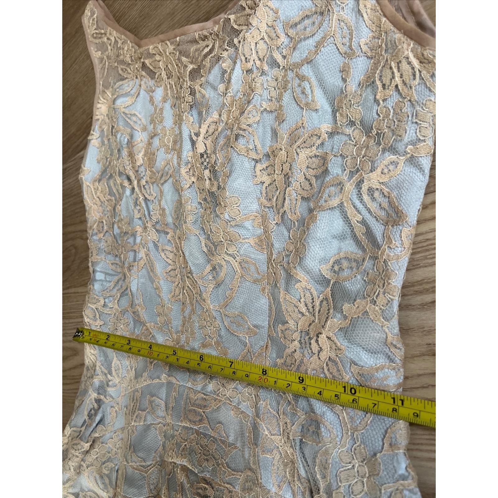 Vintage 50’s Claudia Young 2 Pc Pink Lace & Satin Bridal Fit & Flared Dress XS