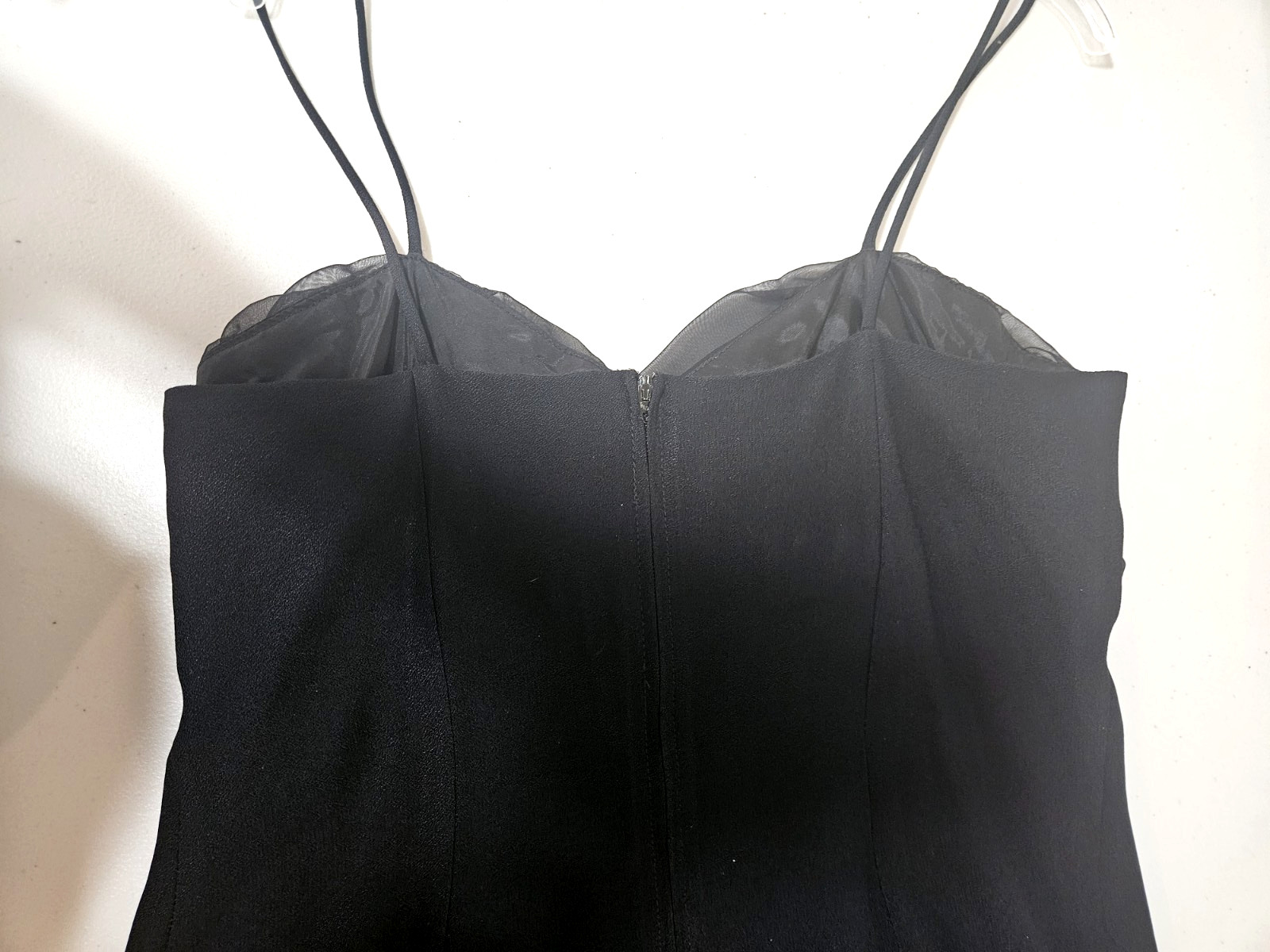 Vtg 80s Kathryn Conover NY Spaghetti Strap Classic 'Little Black Dress’ Sz 10