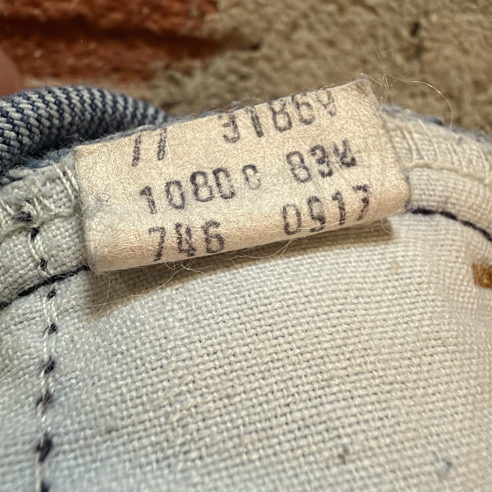 Vintage 70s Levi’s 746 Orange Tab Bell Bottom Jeans 28×31 USA Flare