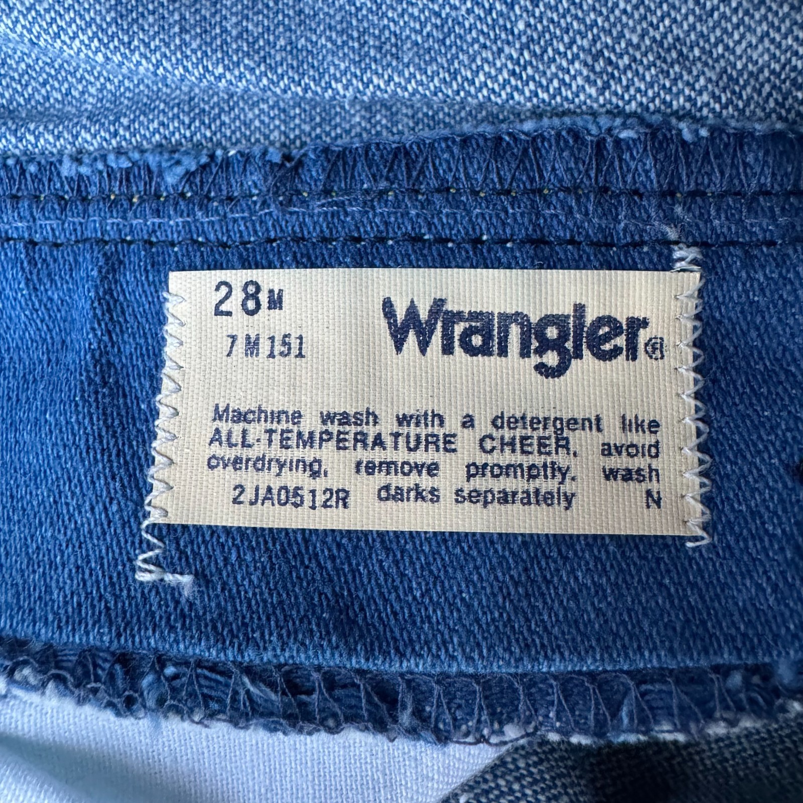 Vintage NOS Wrangler Rapid Transit Jeans USA Boot Cut 28 Womens 7M151EE Tags