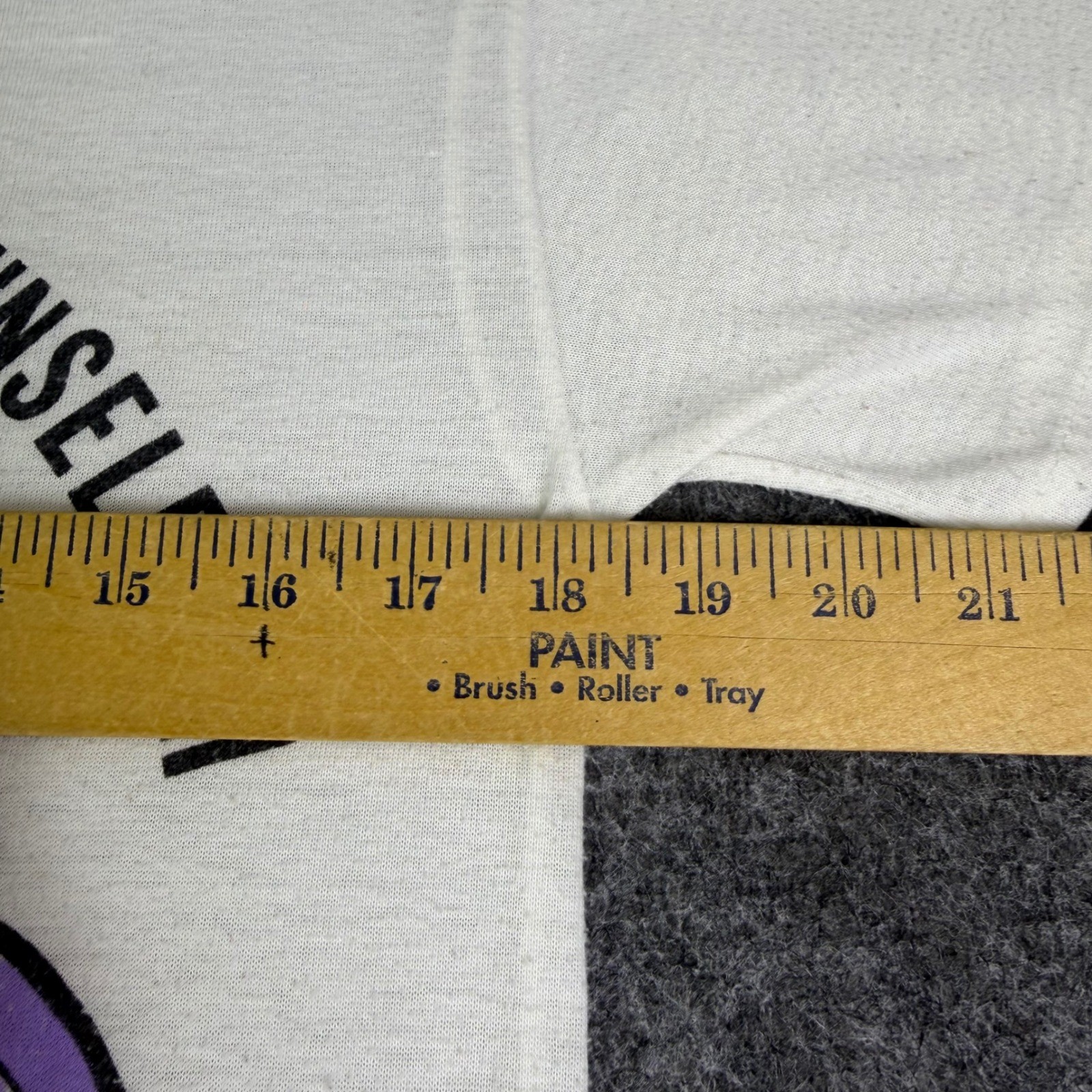 Vintage 1990 Snarelle Aquarius Zodiac Bear T-Shirt White Single Stitch Medium