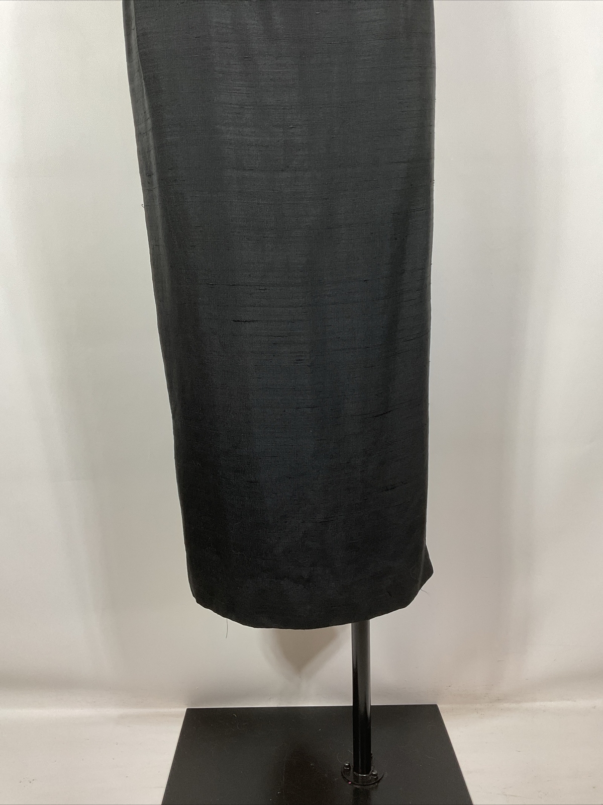 Vintage 60s Cocktail Party Sheath Dress BEADED FRINGE Little Black Dress XS/S