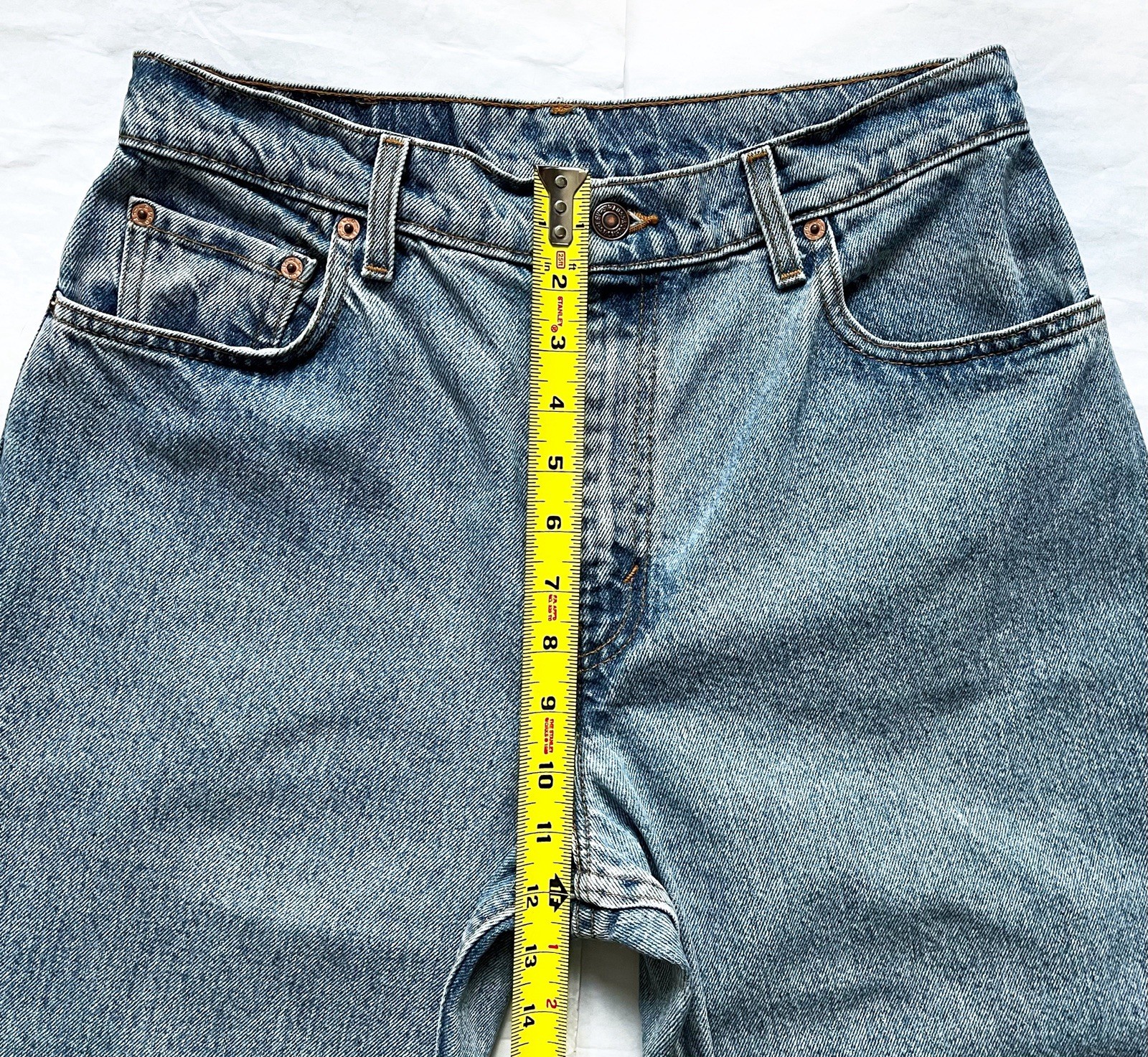 【VTG】1996 Levi’s 551 Relaxed Tapered Jeans 🇺🇸USA Made Women’s 12 PET Fit 29×27