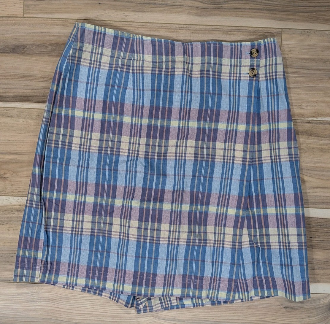 Vintage 90s Baxter & Wells Beach Summer Skort Cotton Lined Size 12