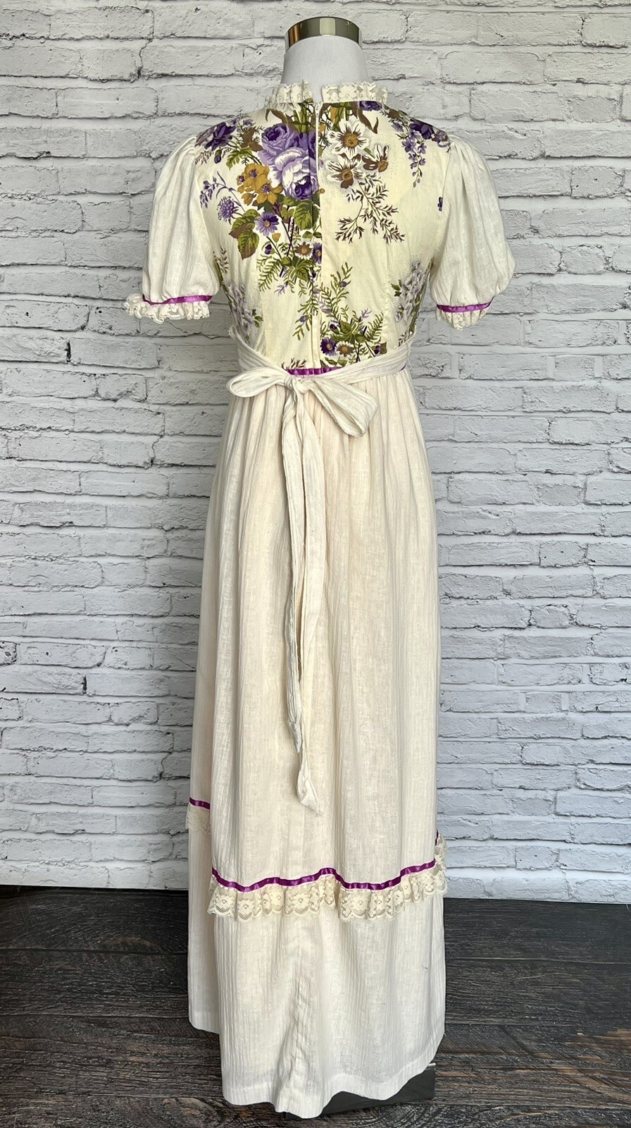 Vintage Dress Trivia by Charm of Hollywood Cottage Core Prarie Boho 4/6 #95