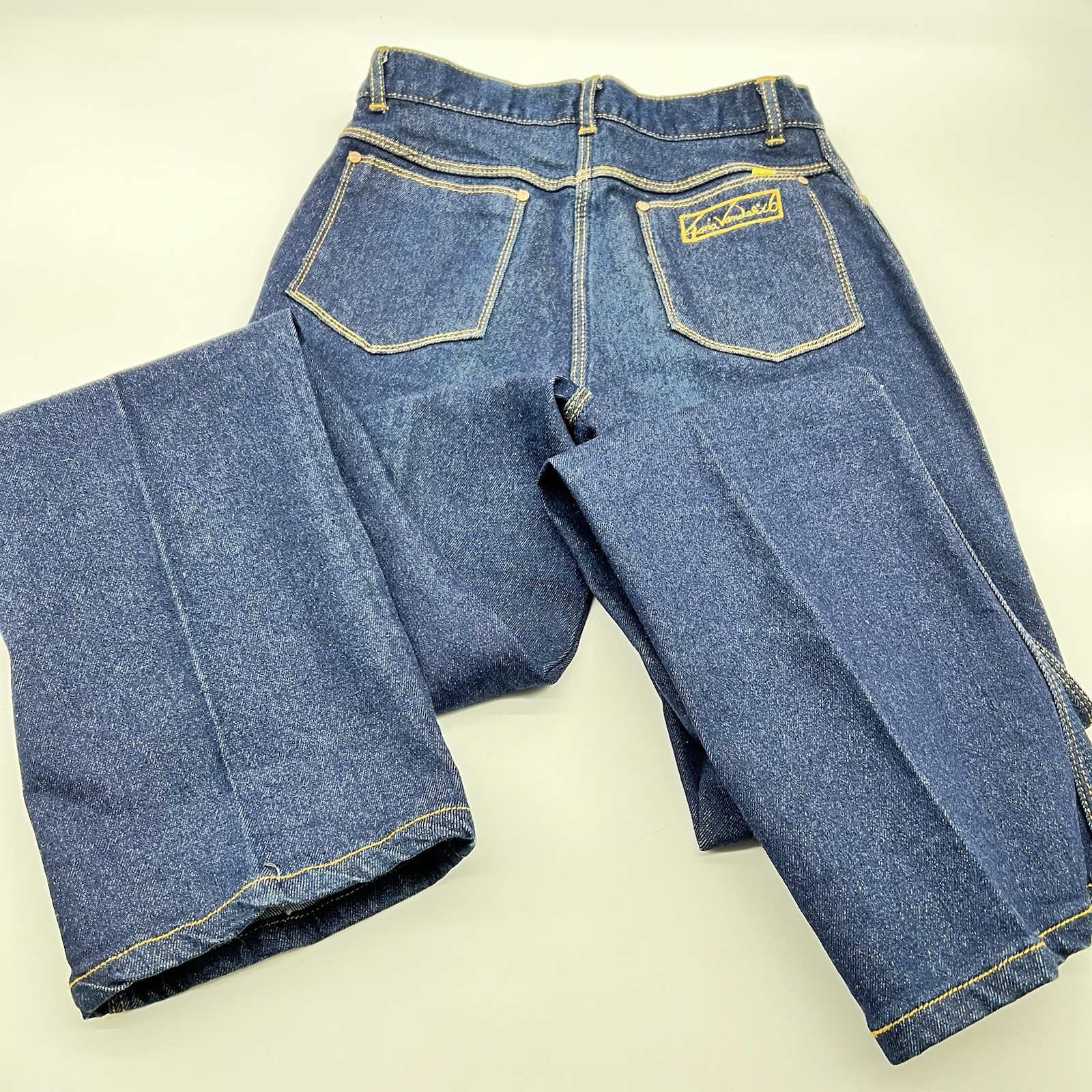 VTG NOS 70s Gloria Vanderbilt Murjani High Rise Jeans Women’s Swan Logo-Size 10