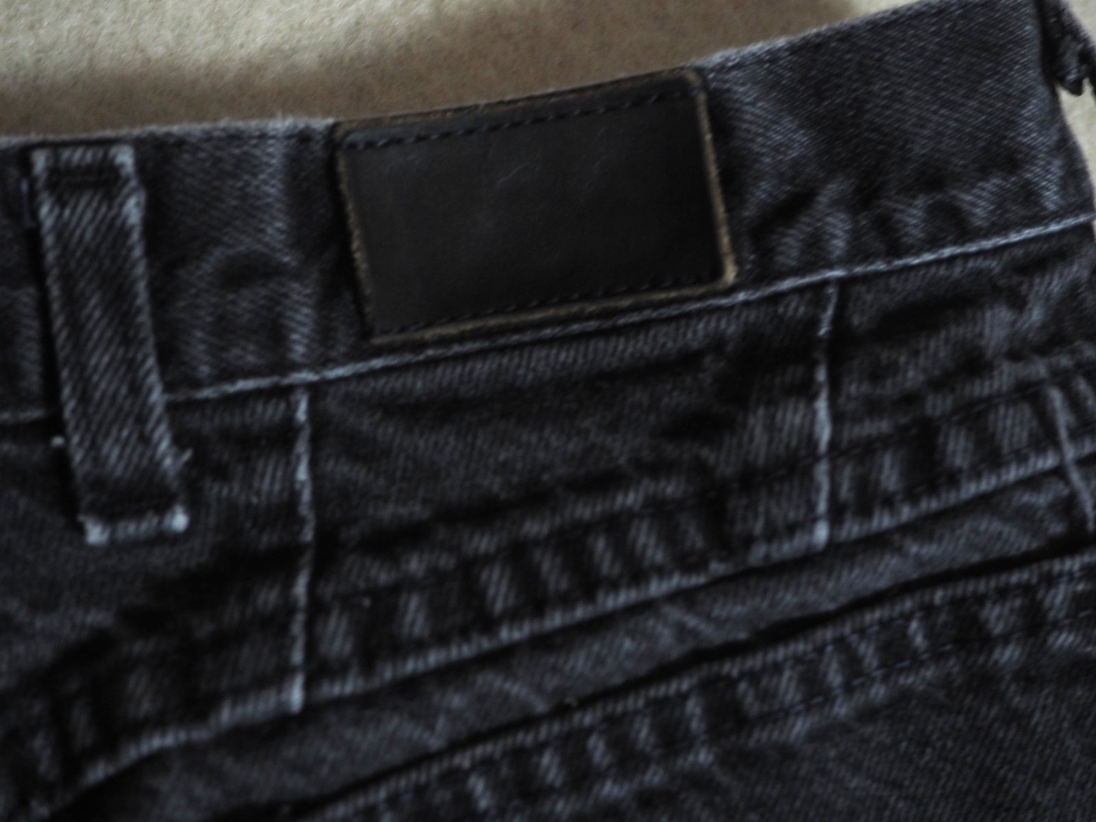 VTG 90s Lee Faded Black High Waist Taper Mom 30×27 USA Denim Jeans Pants Womens
