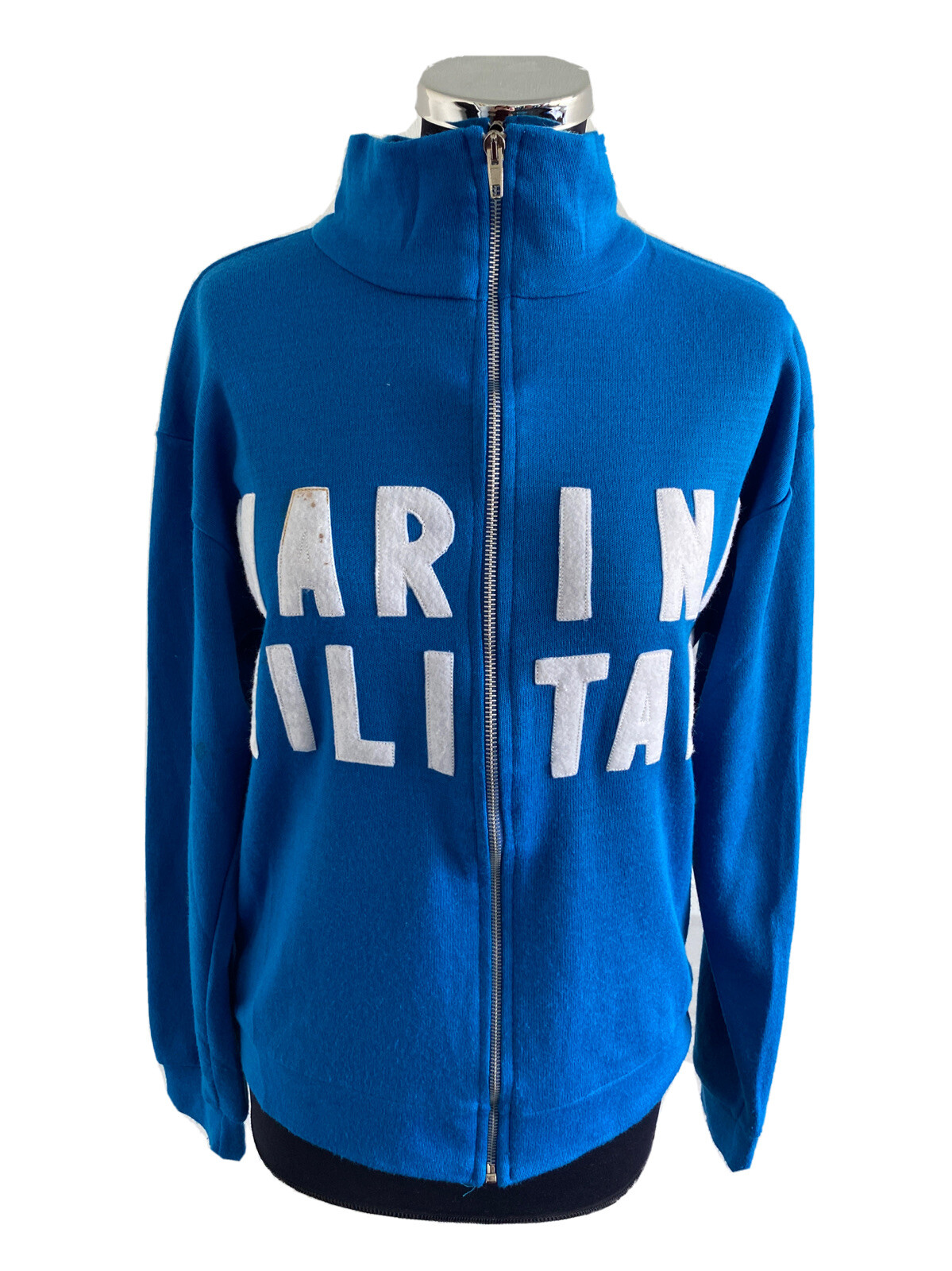 MILITARY NAVY SWEATSHIRT SWEATSHIRT WOMEN WOMAN JHD932