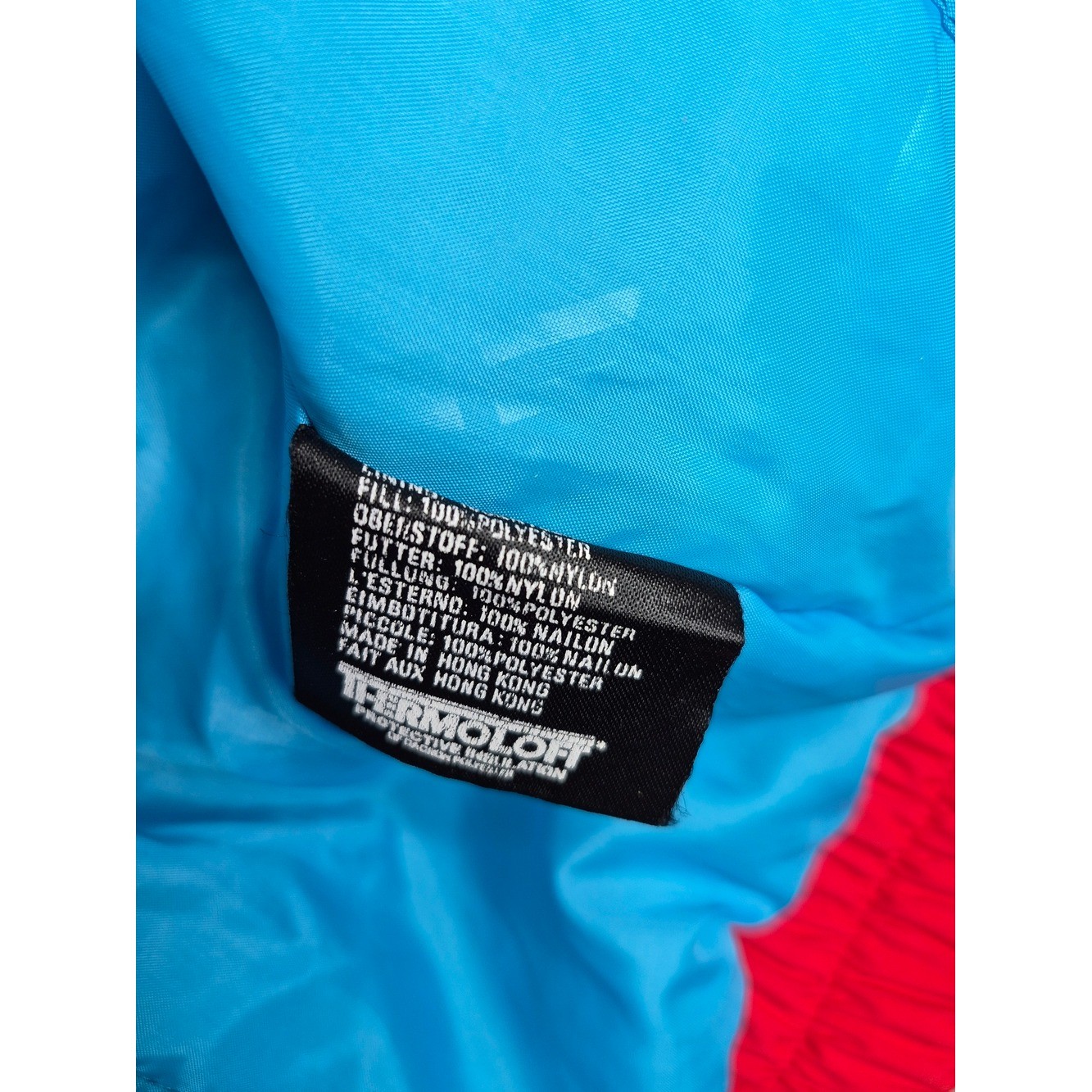 Vintage 80s Tyrolia by HEAD Colorblock Ski Jacket Blue Red Womens Small