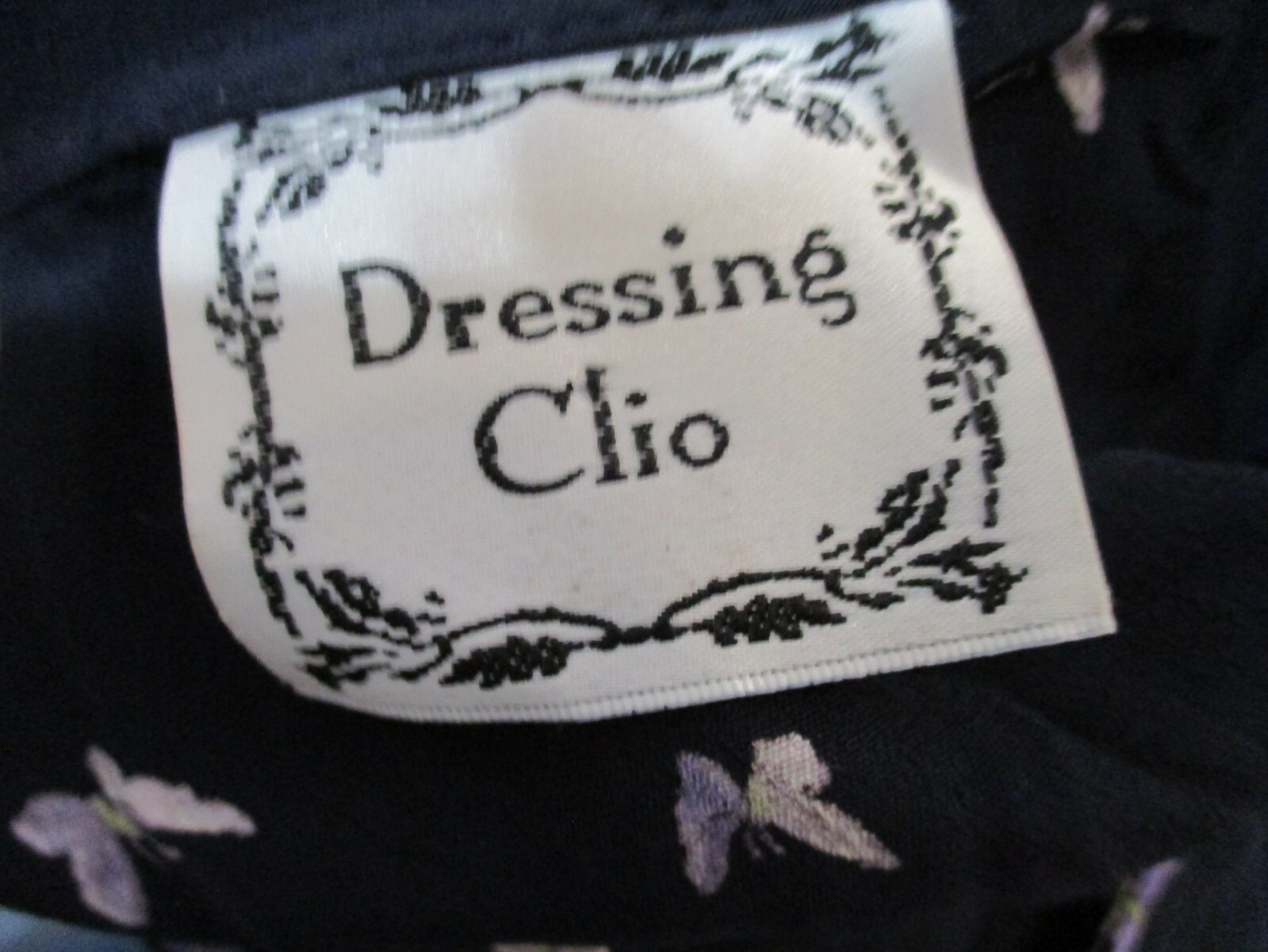 VTG 90’s Dressing Clio Butterfly Print Dress Size Small