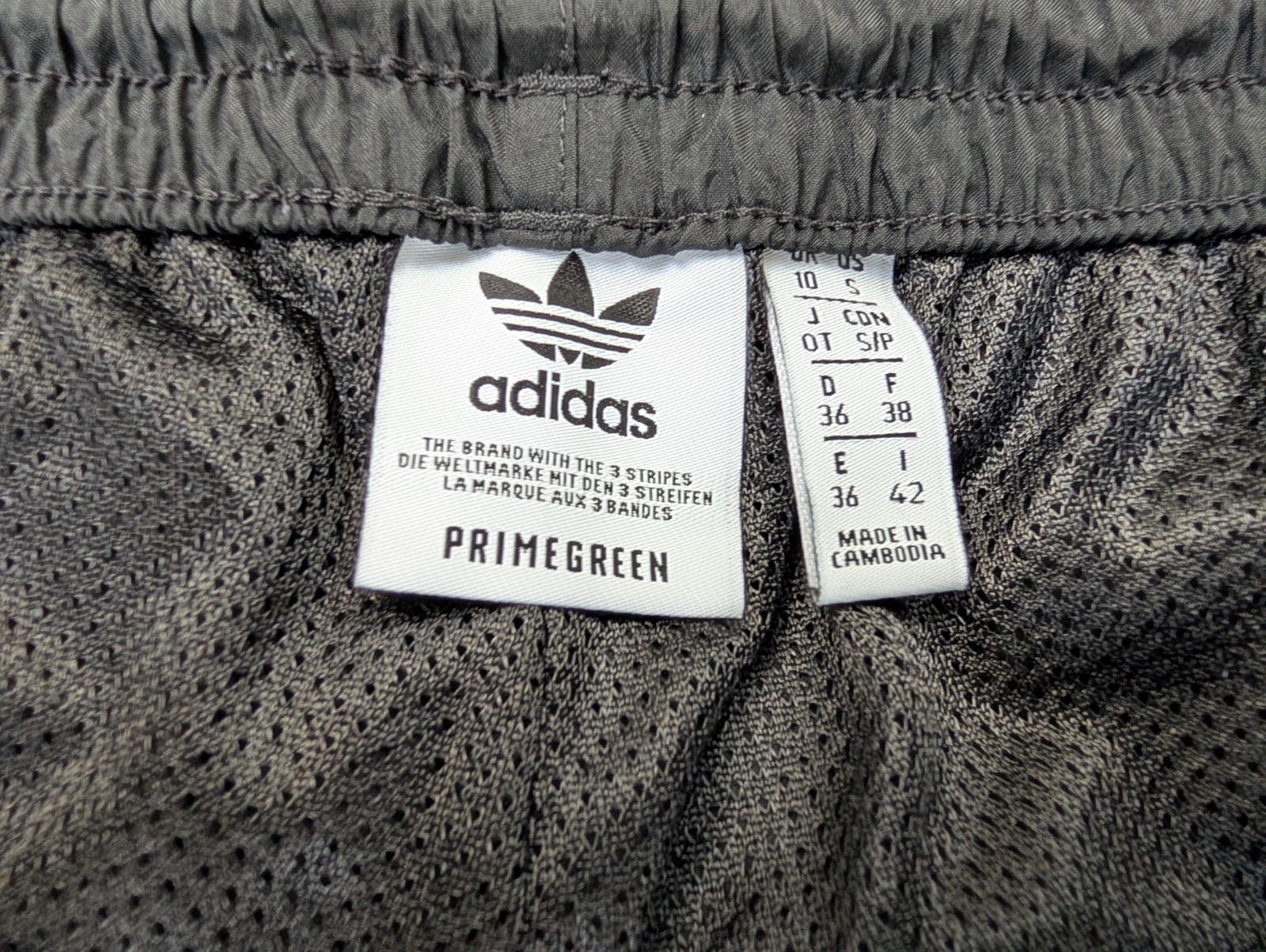 Adidas Like NEW Sprinter Nylon Shorts Running Womens 36 Black Running Sports Gym