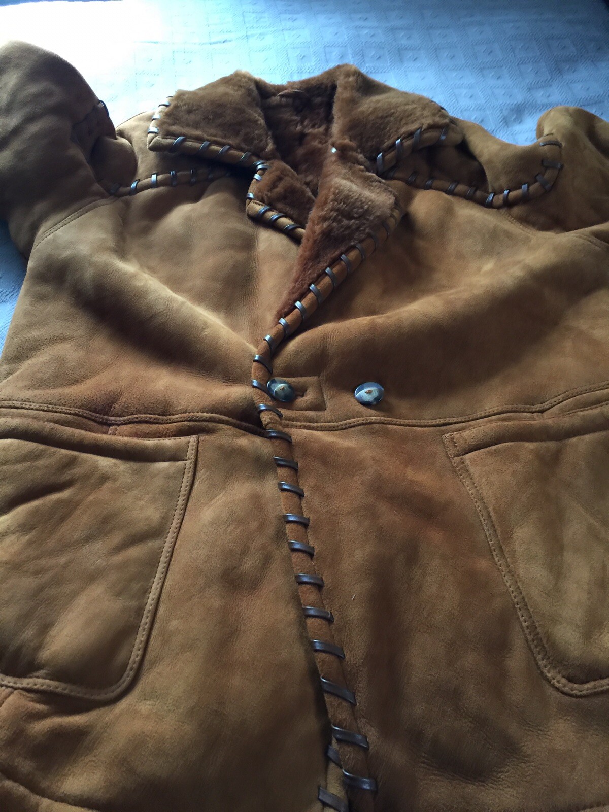 Vintage Siena Studio Shearling Coat/ Jacket Men’s /Women’s Size L