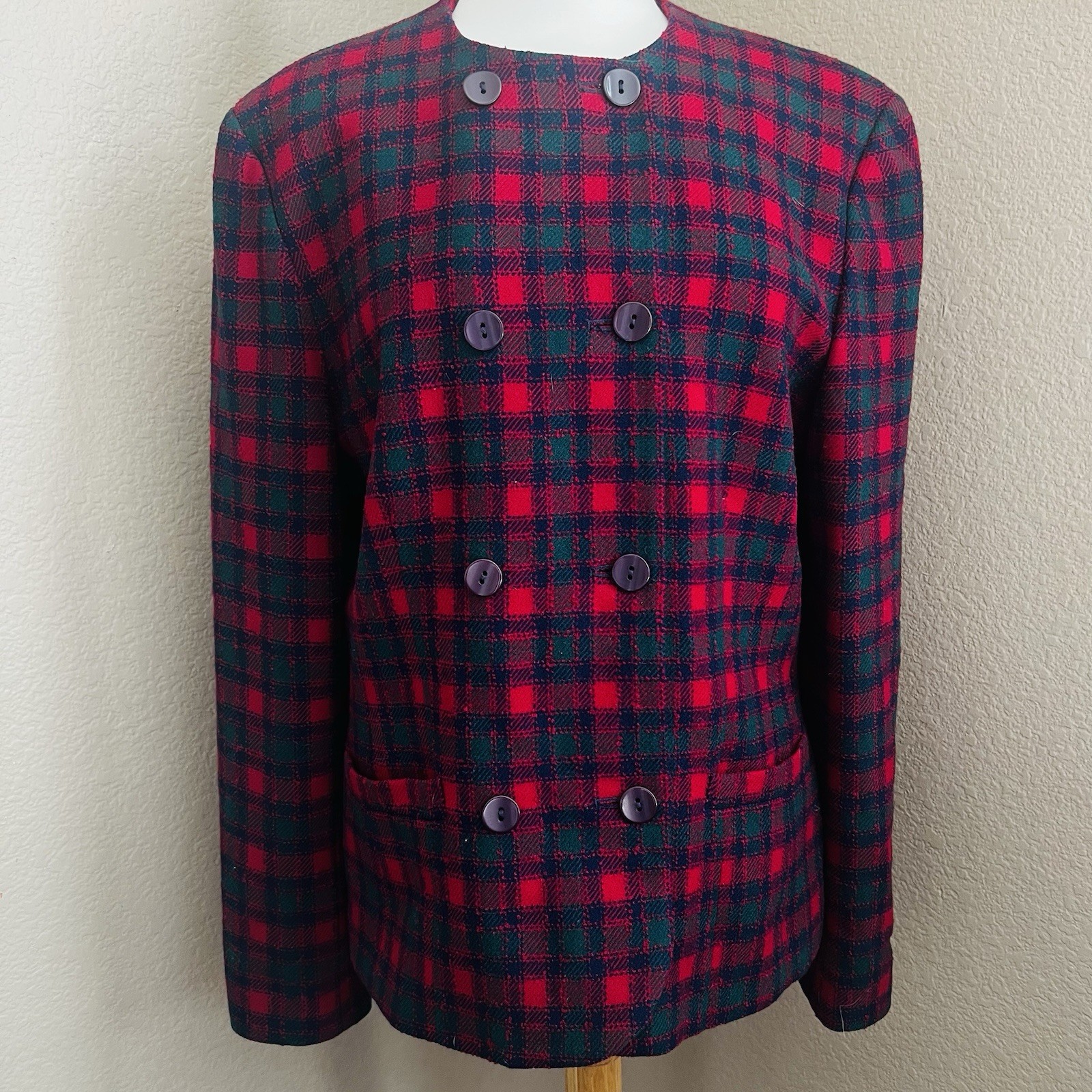 Vintage Pendelton wool jacket womens 16 Tall. Made in USA.