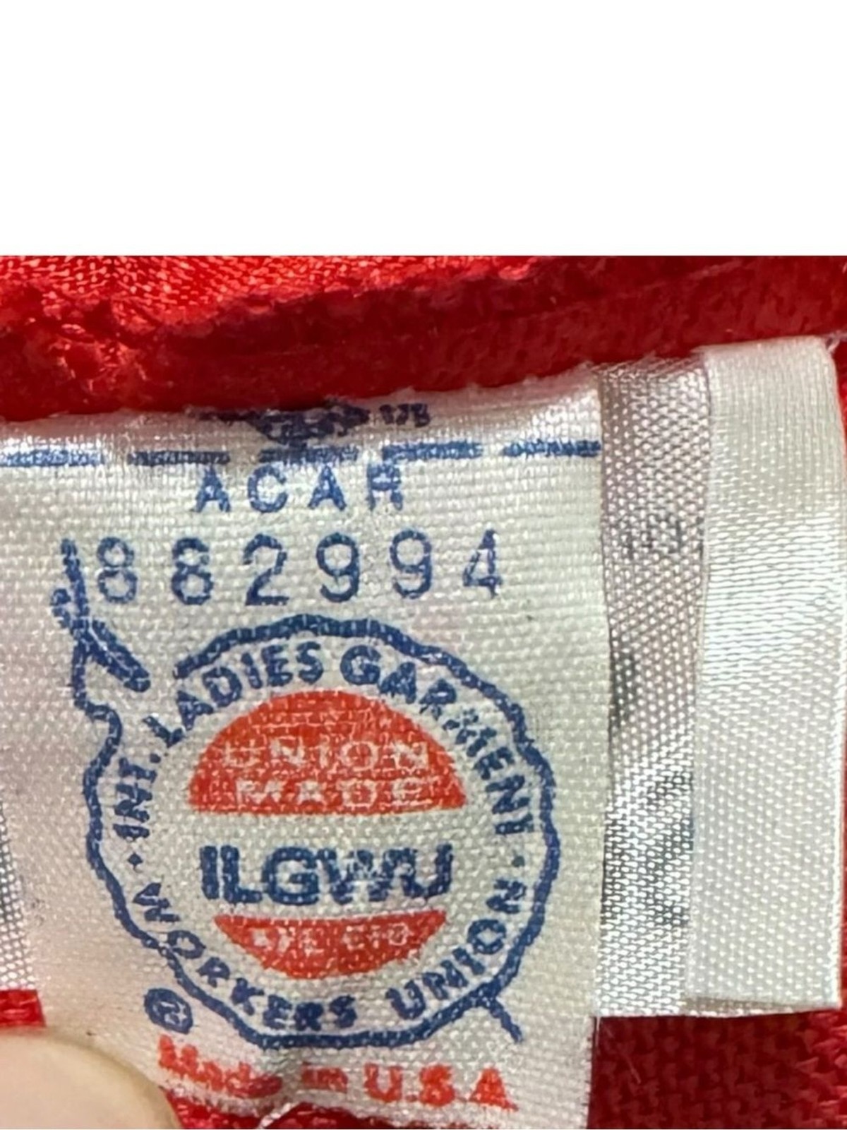 Vintage Country Suburbans Union Made Red High Rise Straight Leg Pants Size 8 USA