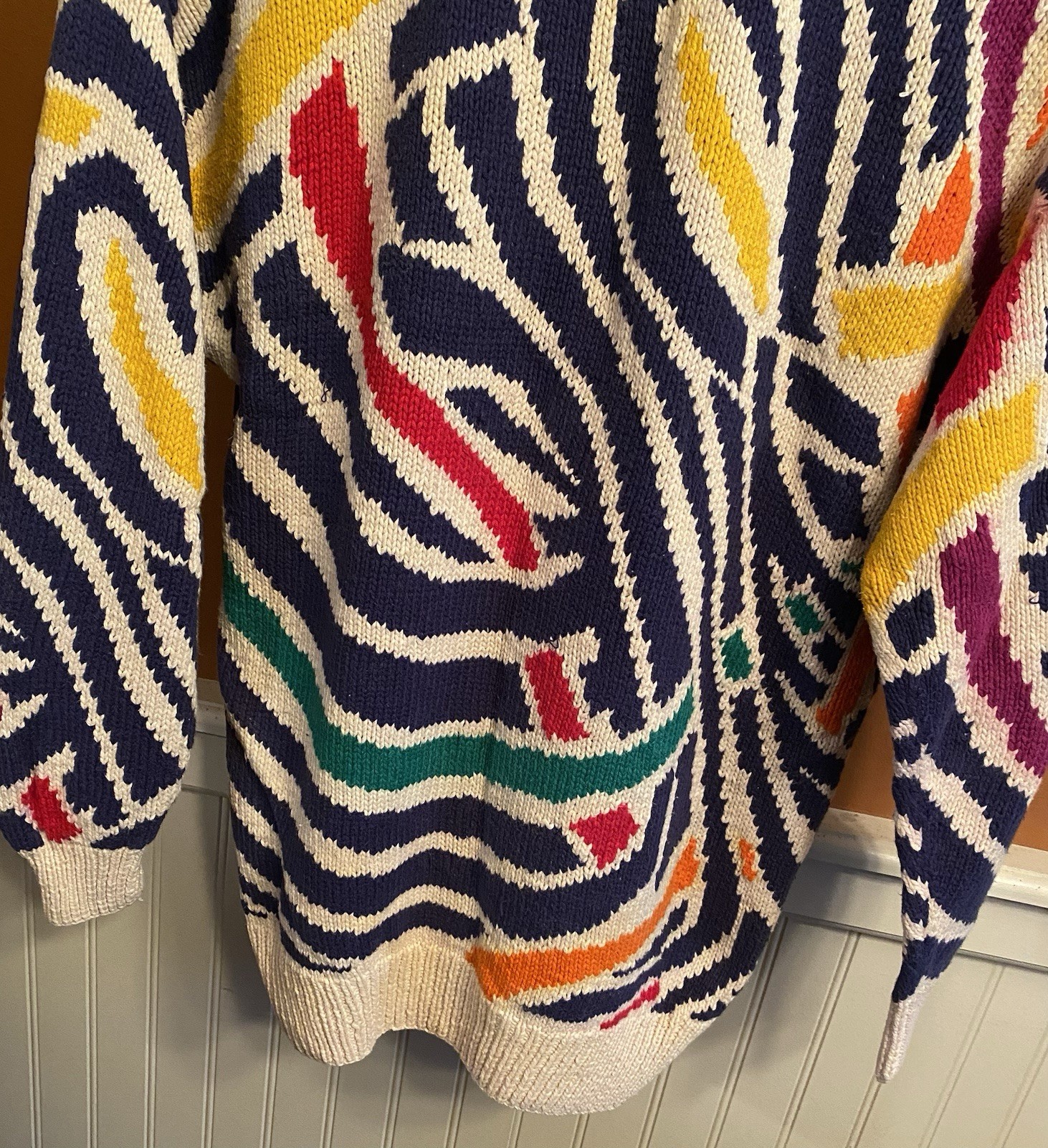 Vintage Perry Ellis Portfolio Women’s Cardigan Sweater L (?) 80s-90s