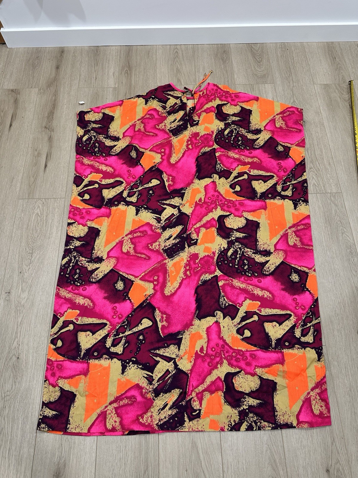 NWT Vintage Made In Hawaii Dress Cape Size Large JCPenney Abstract