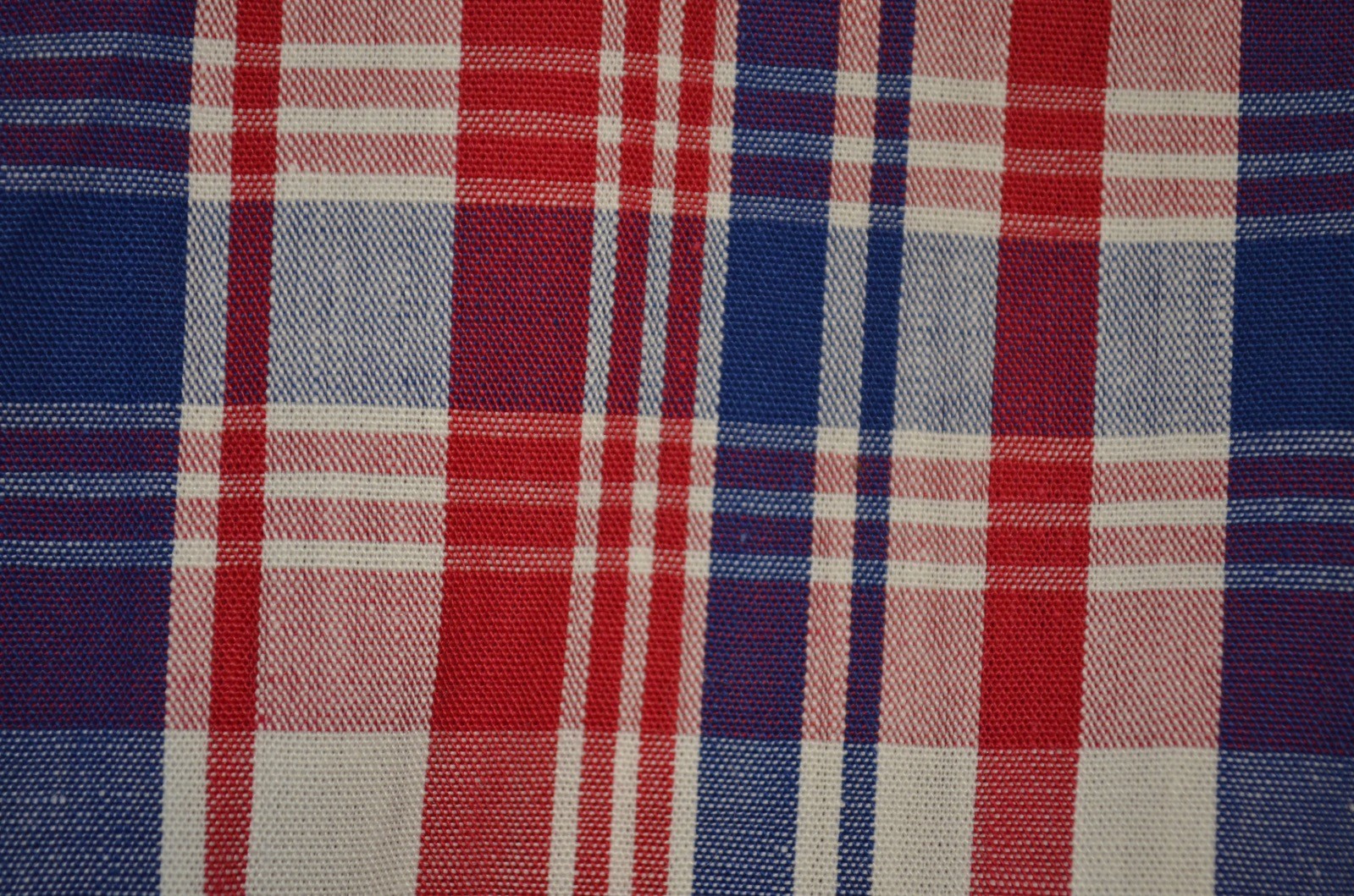 Retro Plaid Single Stitch Patriot American Grandma 9/10 S/M Jacket VTG 50s 60s
