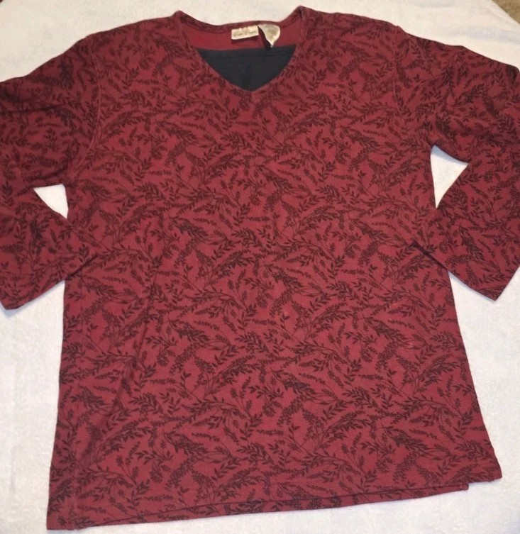 Vintage Bobbie Brooks Women’s Long Sleeve Shirt Size Small